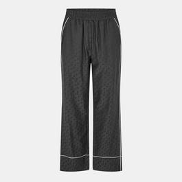 Off White Women's Knitted Trousers, Knitted Fabric