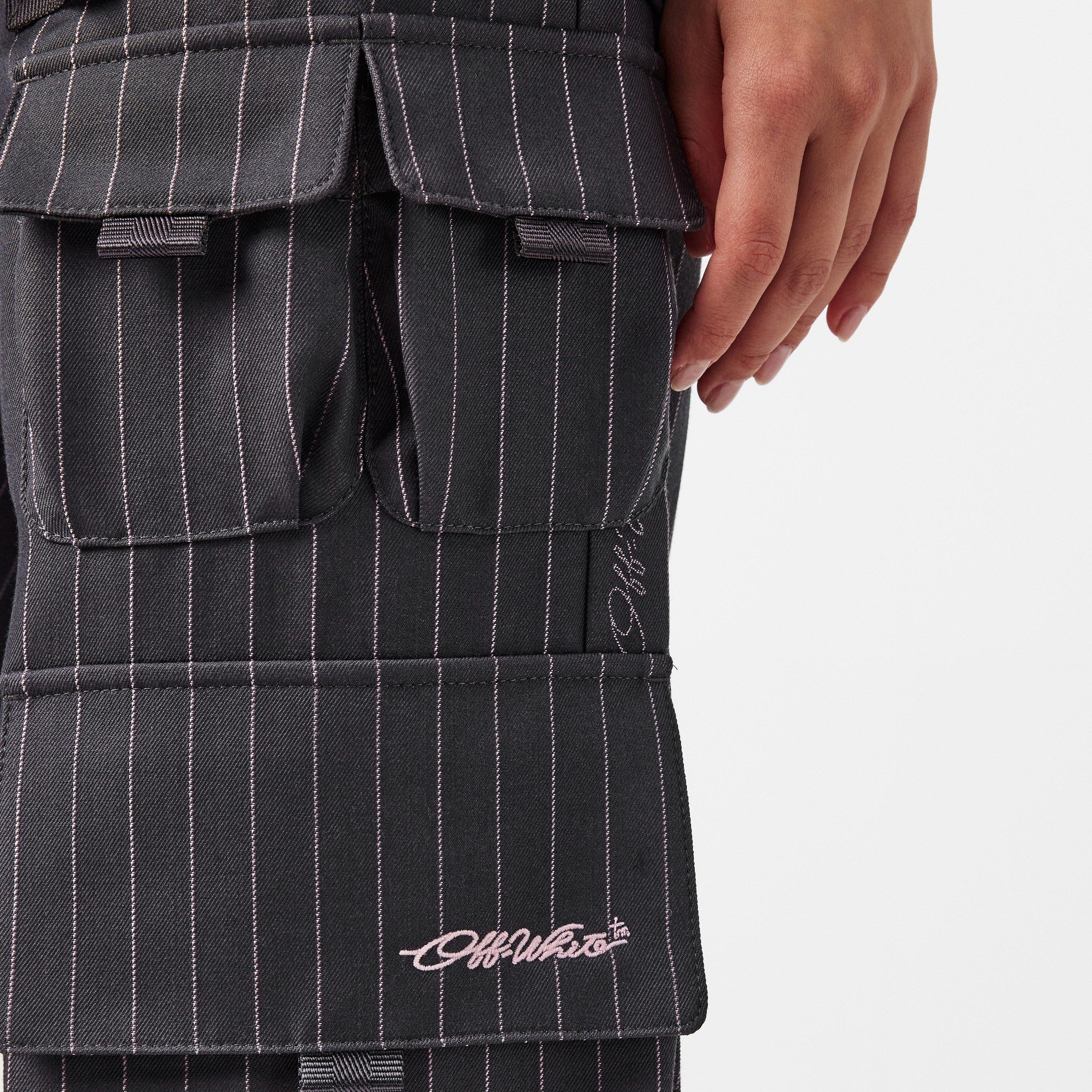 Iron/Pink - Off White - Women's Cargo Trousers - 5