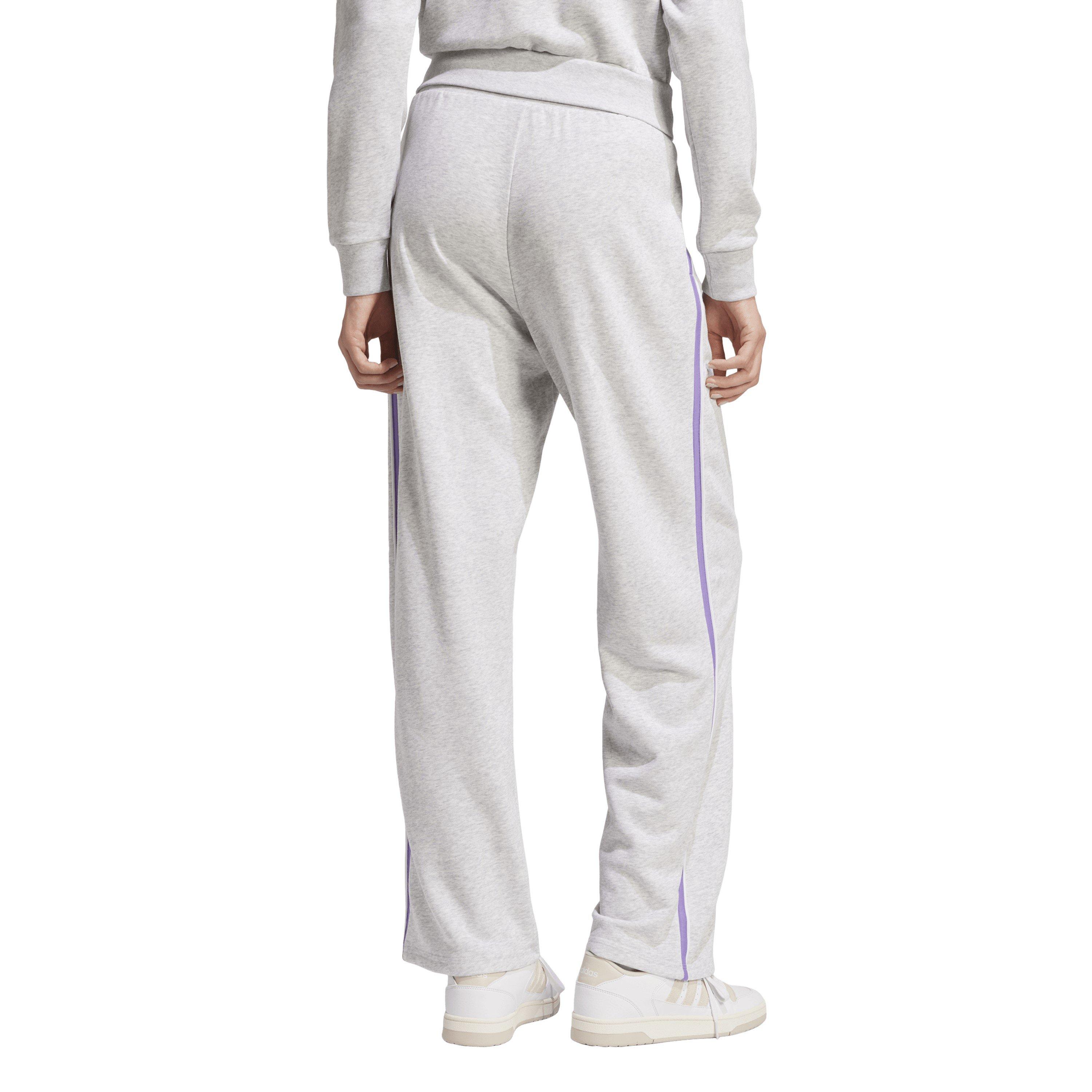 Light Grey Hthr - adidas - Open Hem Jersey Joggers - 3