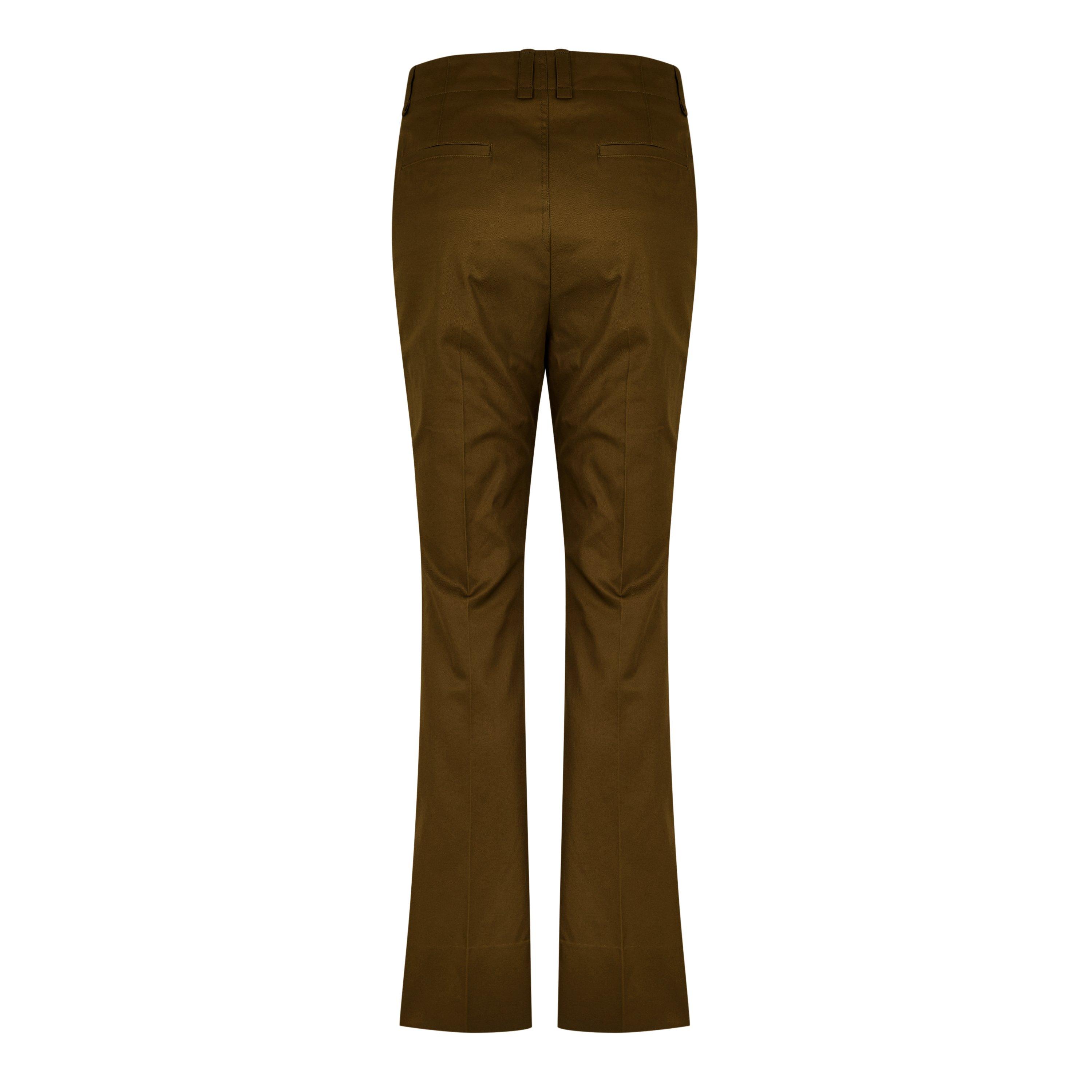 ROUGE FONCE - Saint Laurent - Cotton Twill Trousers - 6