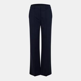 Off White Women's Knitted Trousers, Knitted Fabric