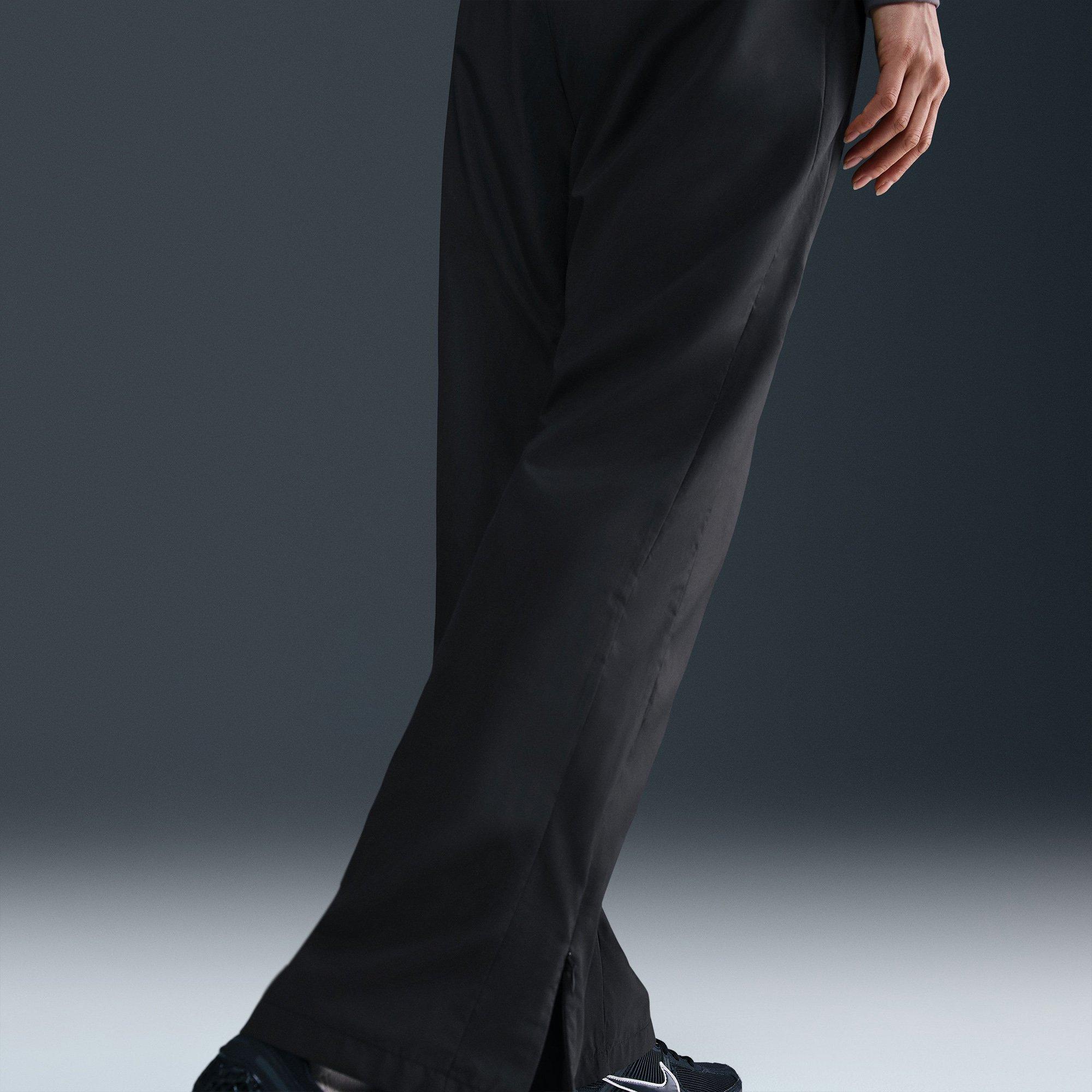 Black/Sail - Nike - Sportswear Classic Womens Mid-Rise Open-Hem Pants - 6