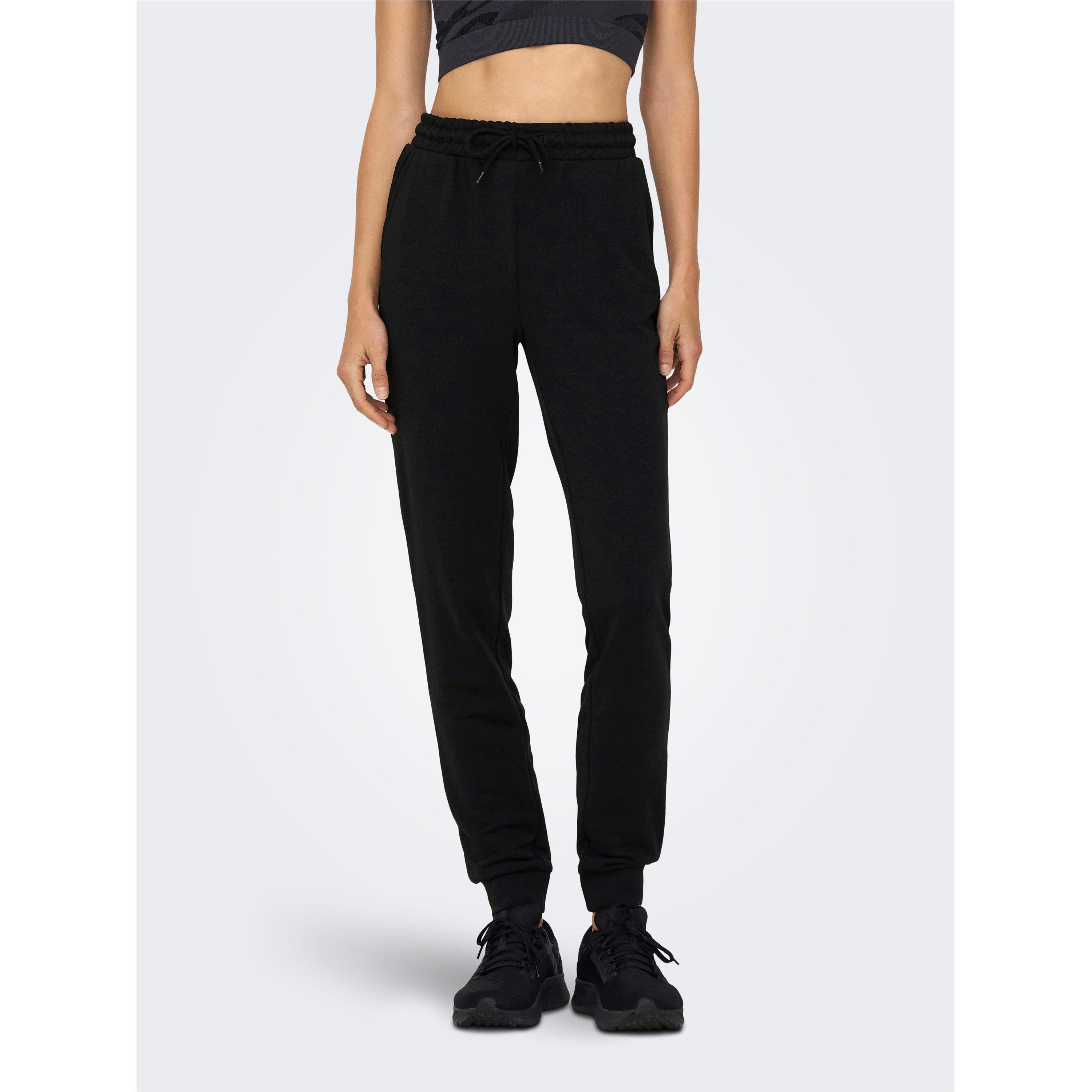 Only Play Women's Mid-Waist Closed Hem Jersey Joggers - Black - 16 (XL)