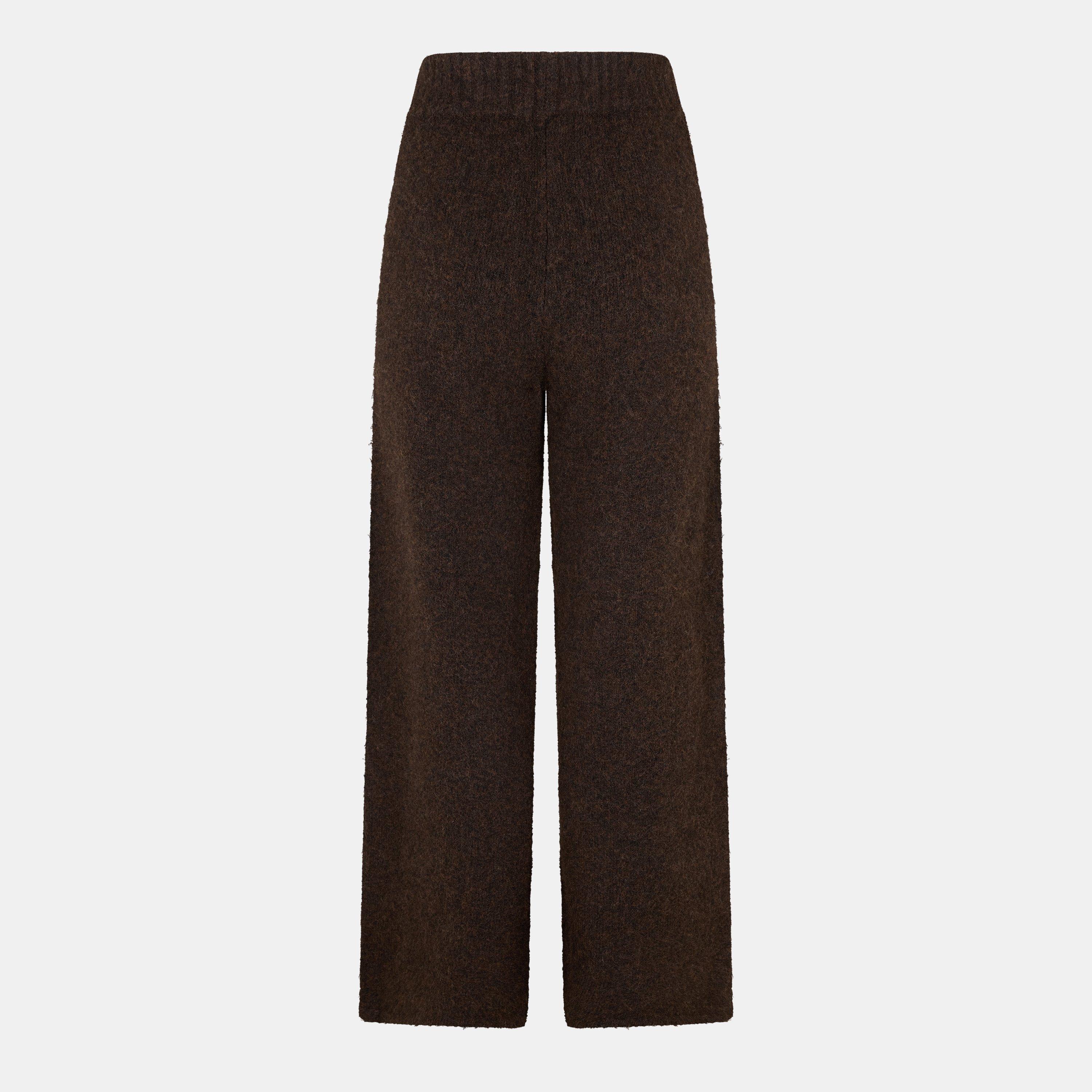 Chocolate - 4th and Reckless - Women's Brady Wide Leg Trousers - 2