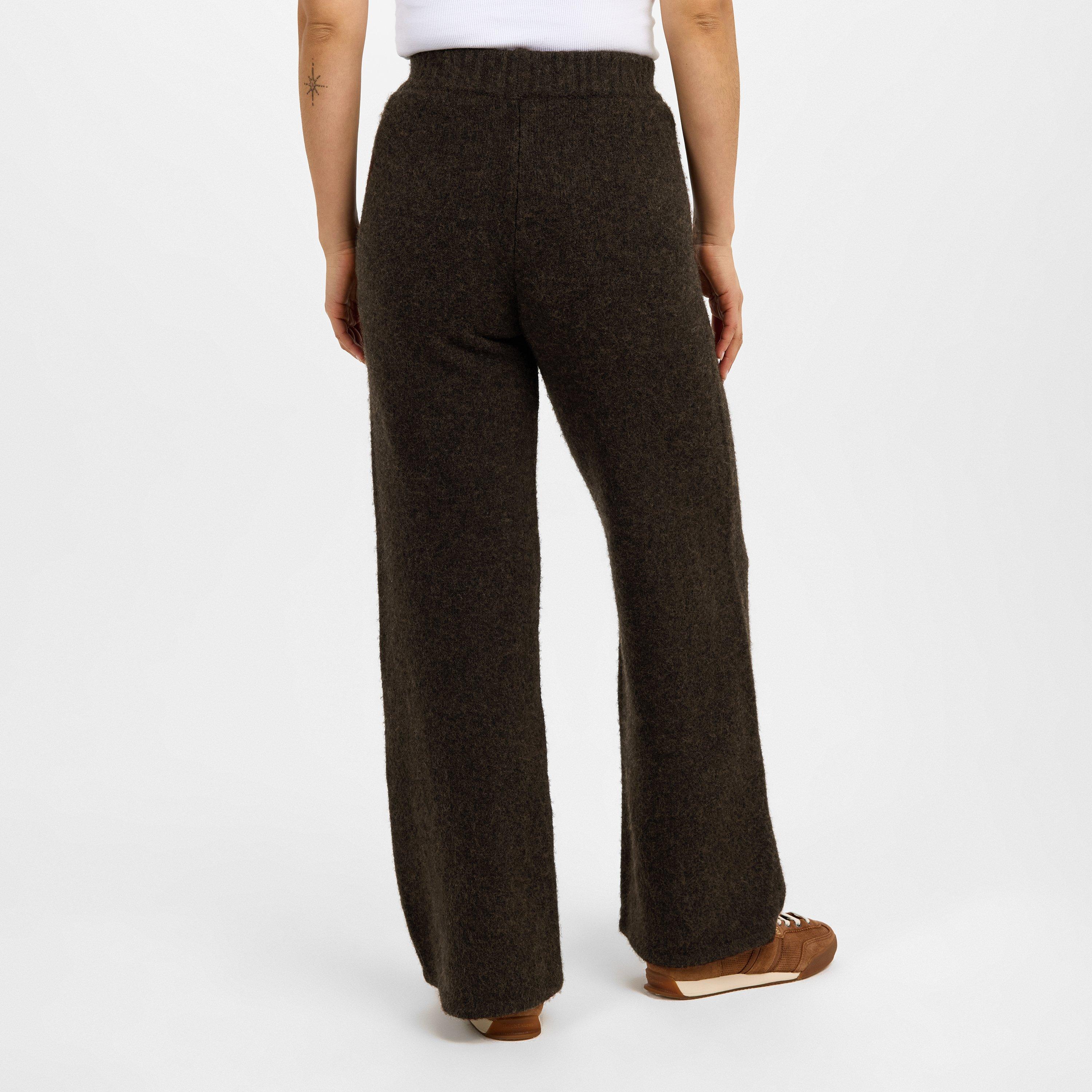 Chocolate - 4th and Reckless - Women's Brady Wide Leg Trousers - 4