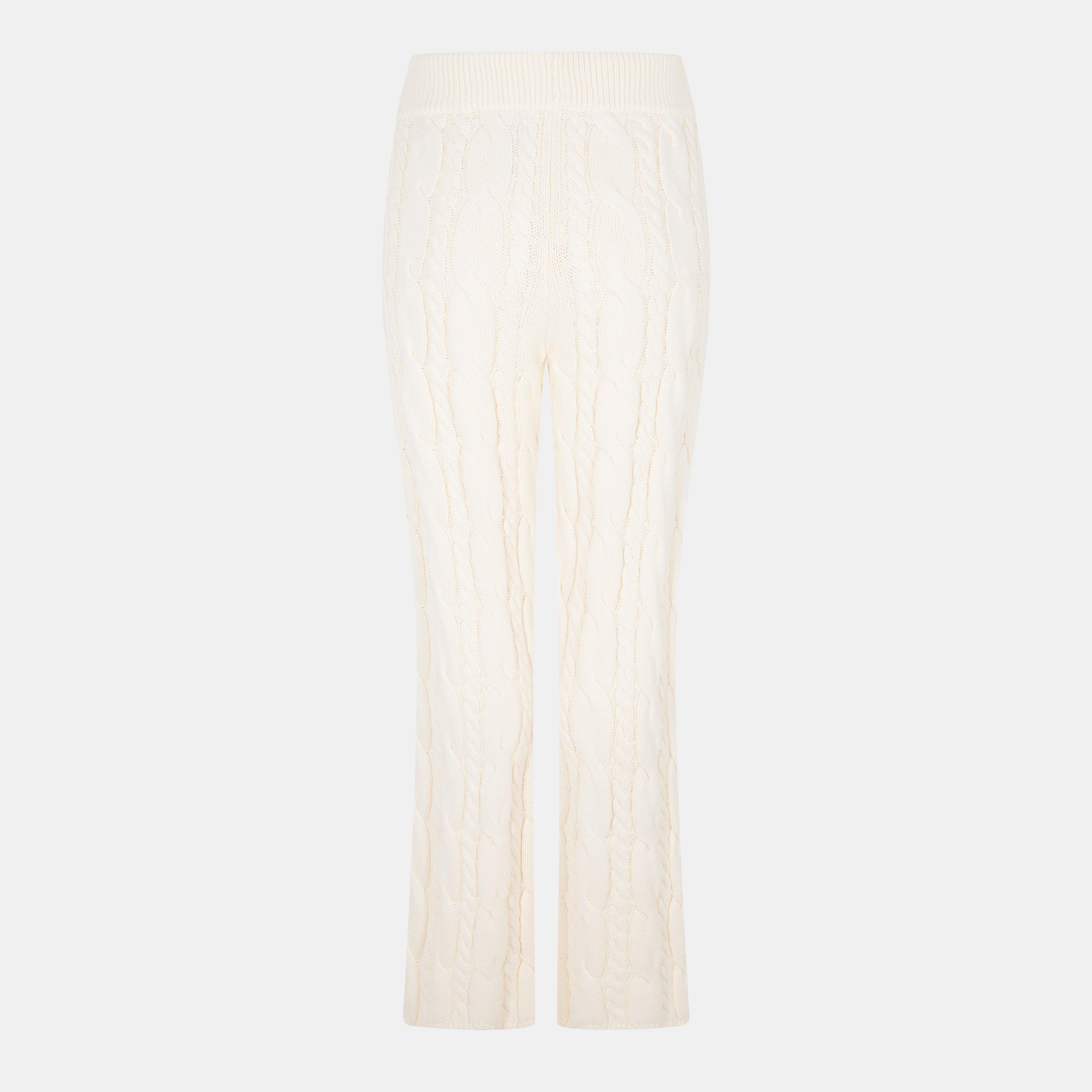 Cream - 4th and Reckless - Women's Jordan Knitted Trousers - 2