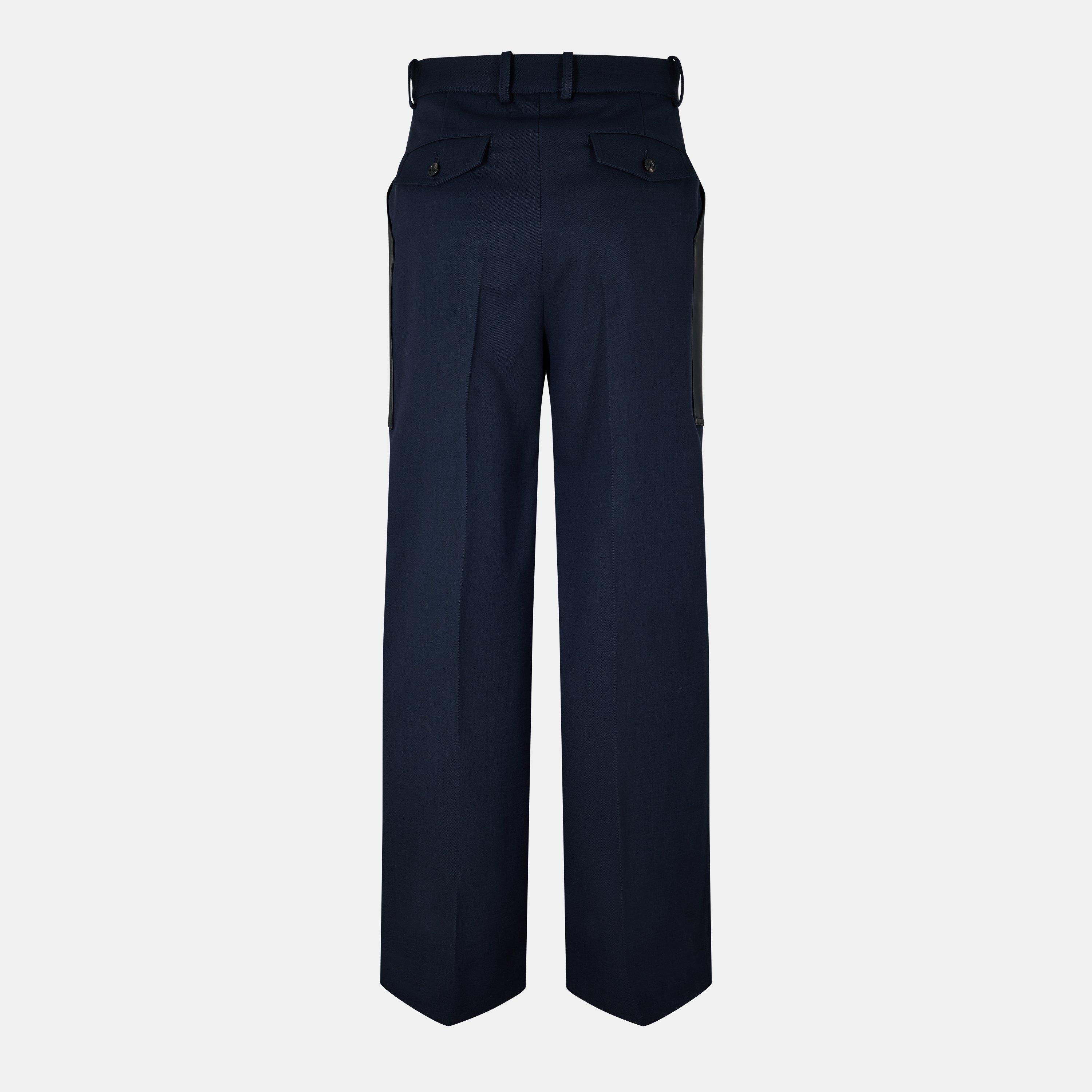 Midnight Blue - Bottega Veneta - Wool Trousers - 2