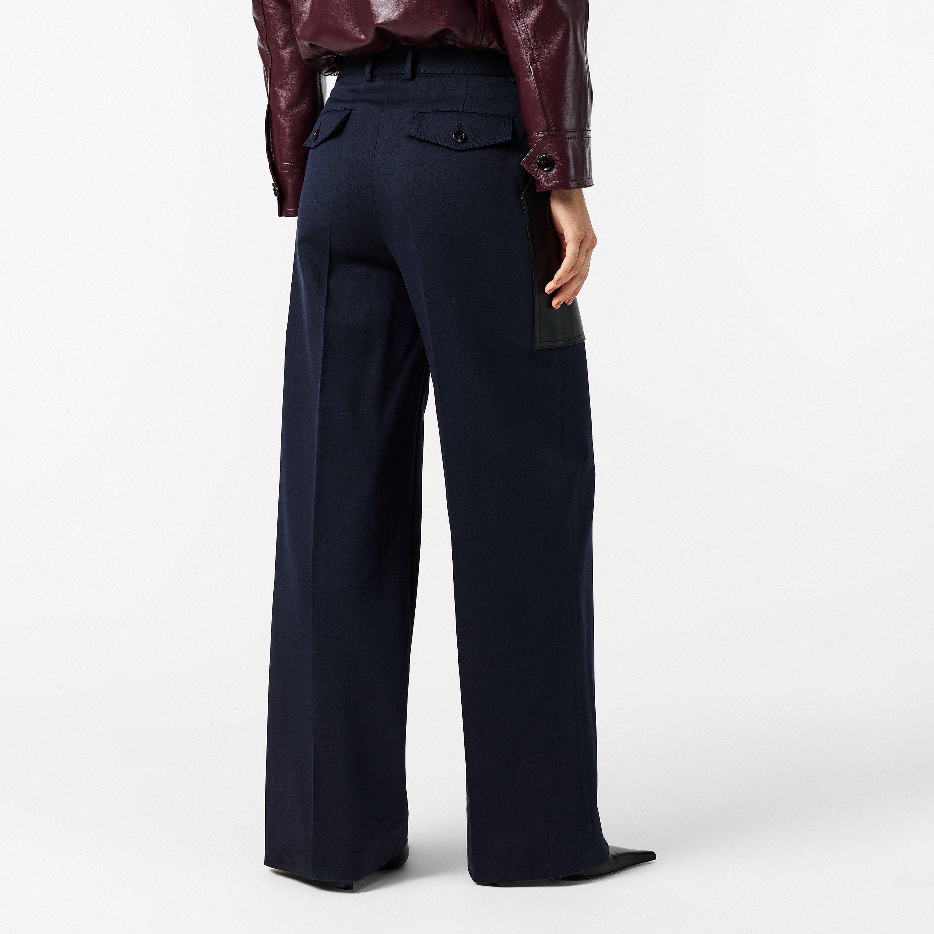 Midnight Blue - Bottega Veneta - Wool Trousers - 4