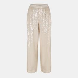 Boss Sequinned Straight Fit Trousers