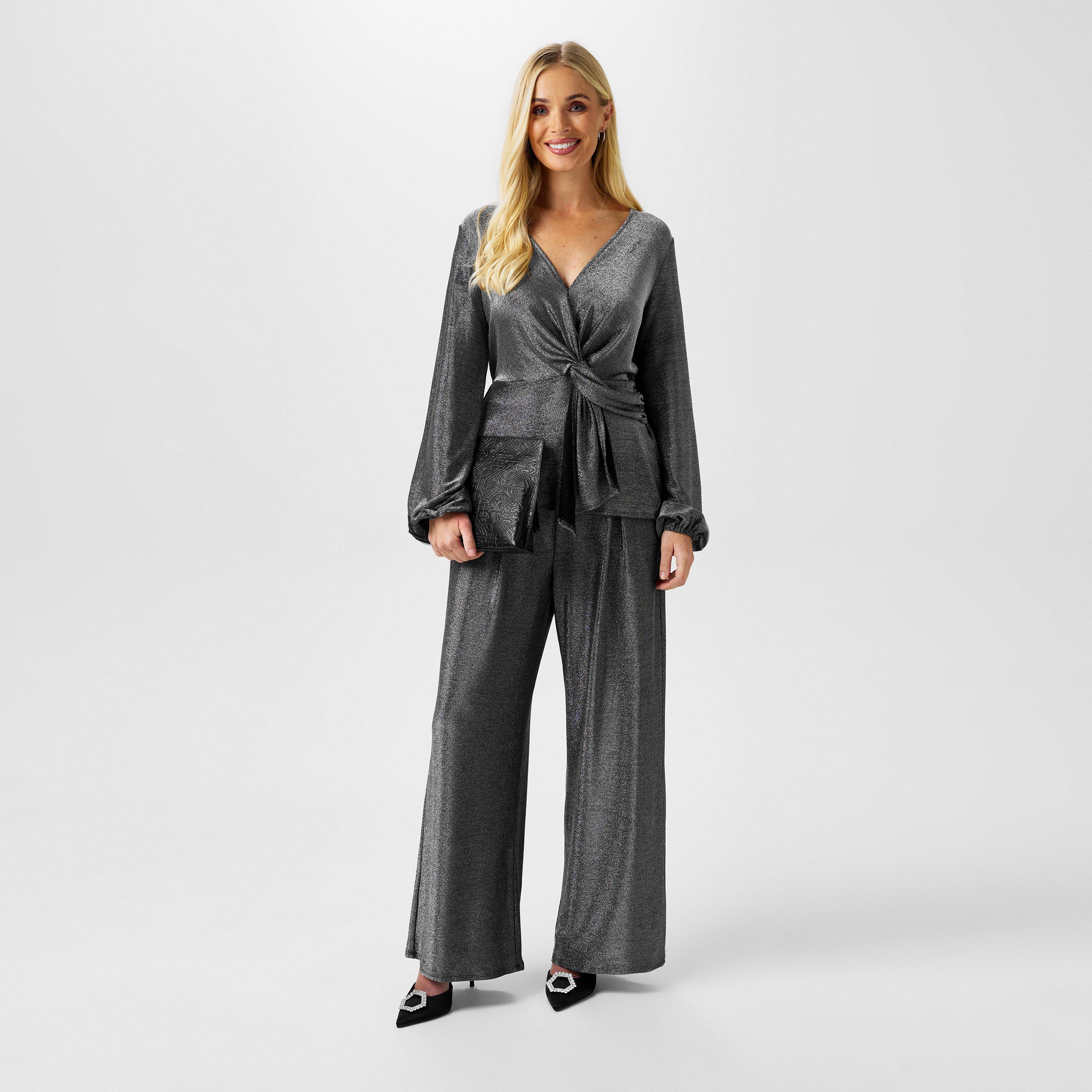 Silver - Biba - Biba Wide Leg Trouser - 4