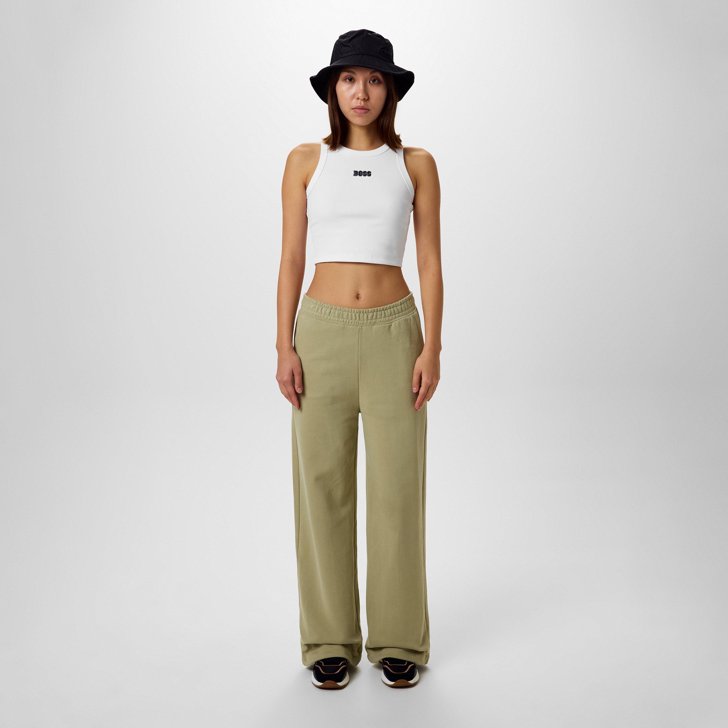 Beige/Khaki - Boss - Women's C Epreppants Luxury Casual Wear Jogging Bottoms - 4