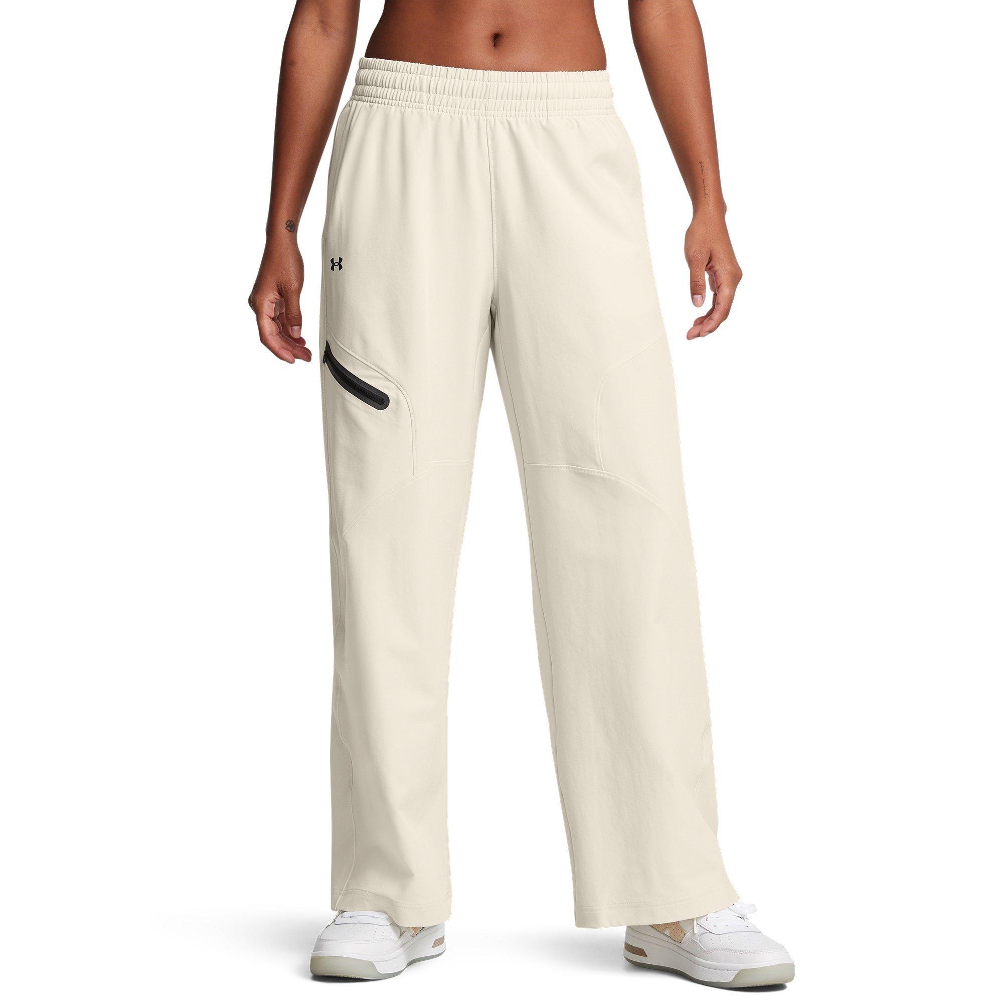 White - Under Armour - Unstoppable Open Hem Woven Joggers - 3
