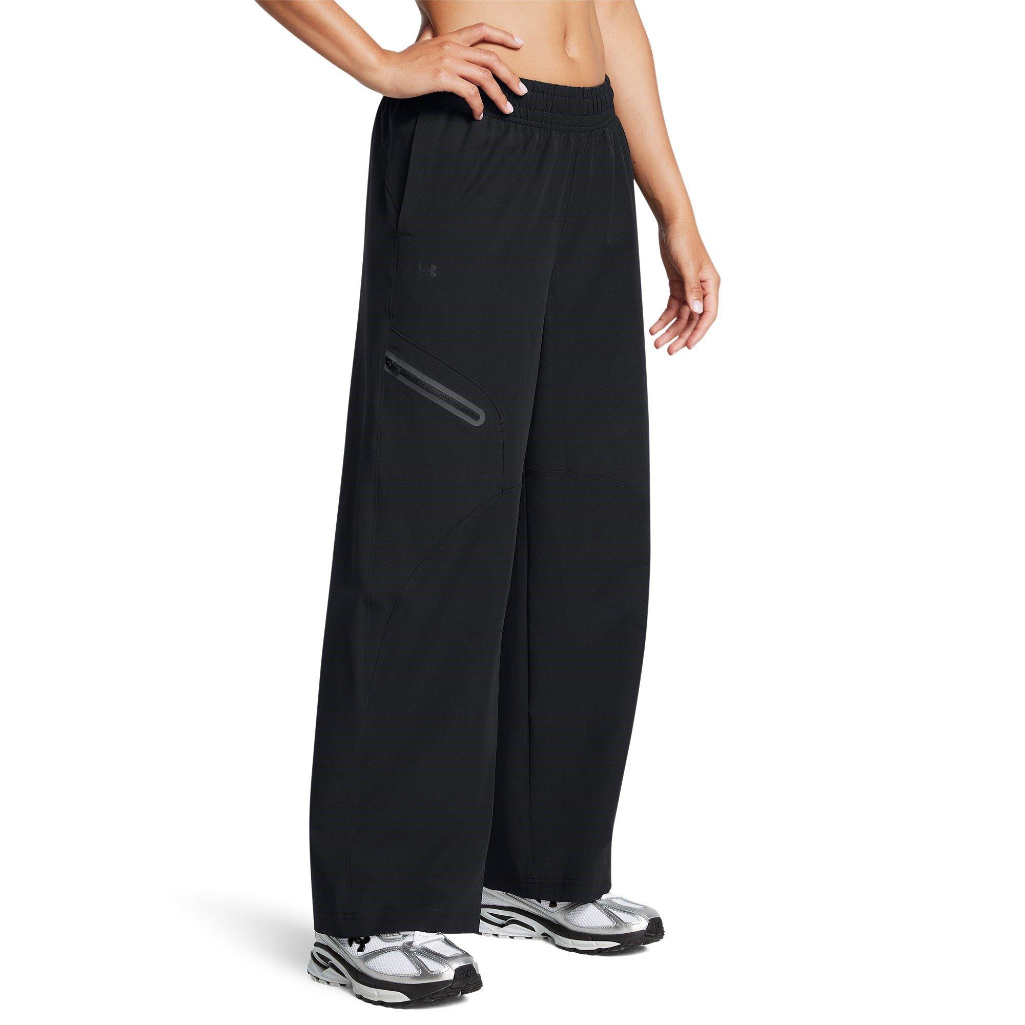 Black - Under Armour - Women's Unstoppable Open Hem Woven Joggers - 3