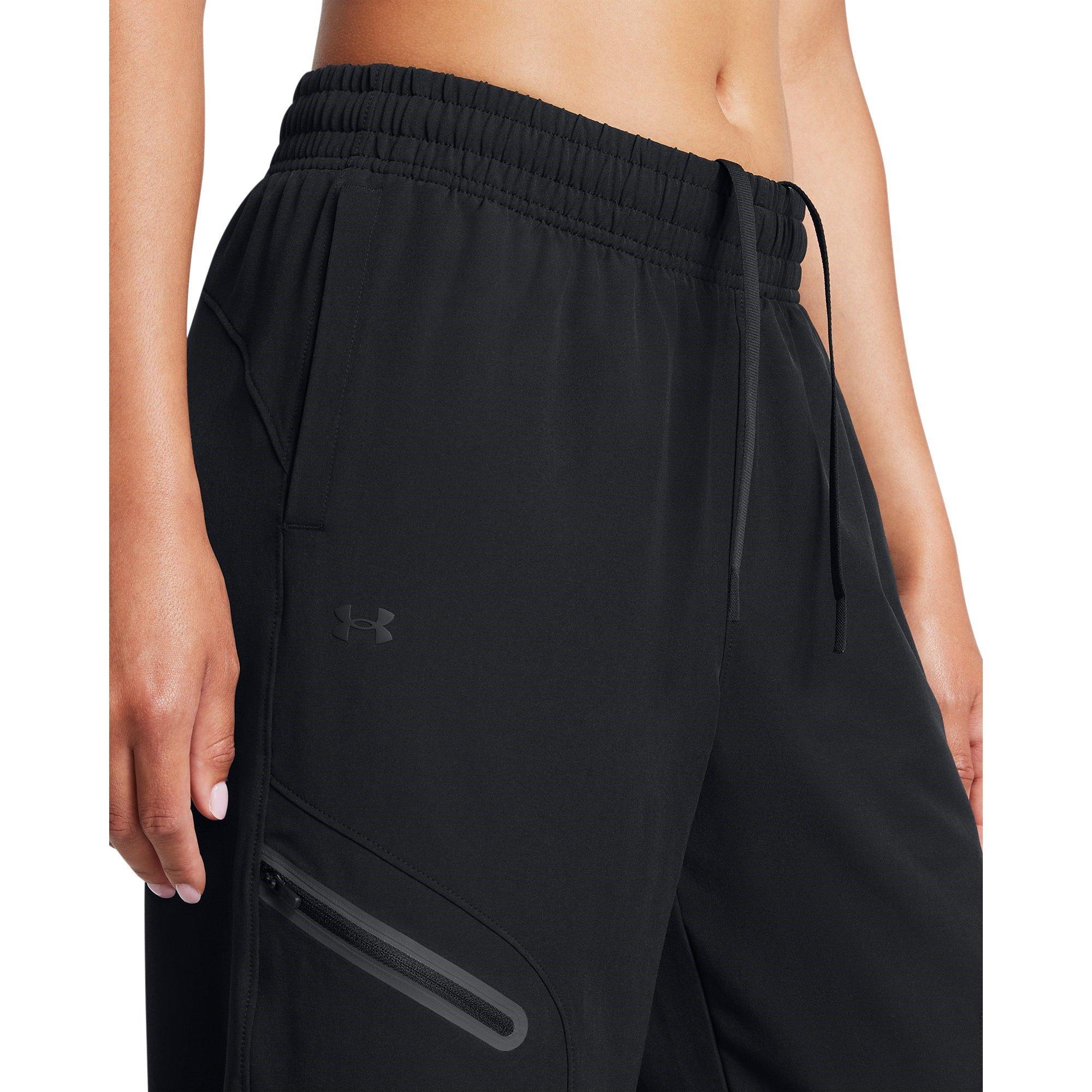 Black - Under Armour - Women's Unstoppable Open Hem Woven Joggers - 5