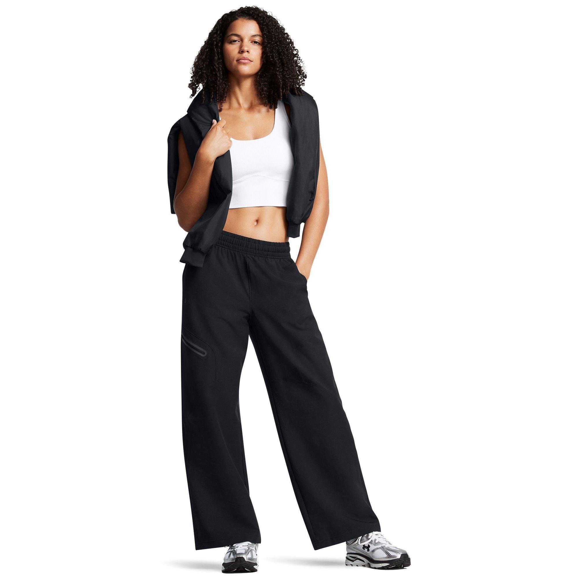 Black - Under Armour - Women's Unstoppable Open Hem Woven Joggers - 6