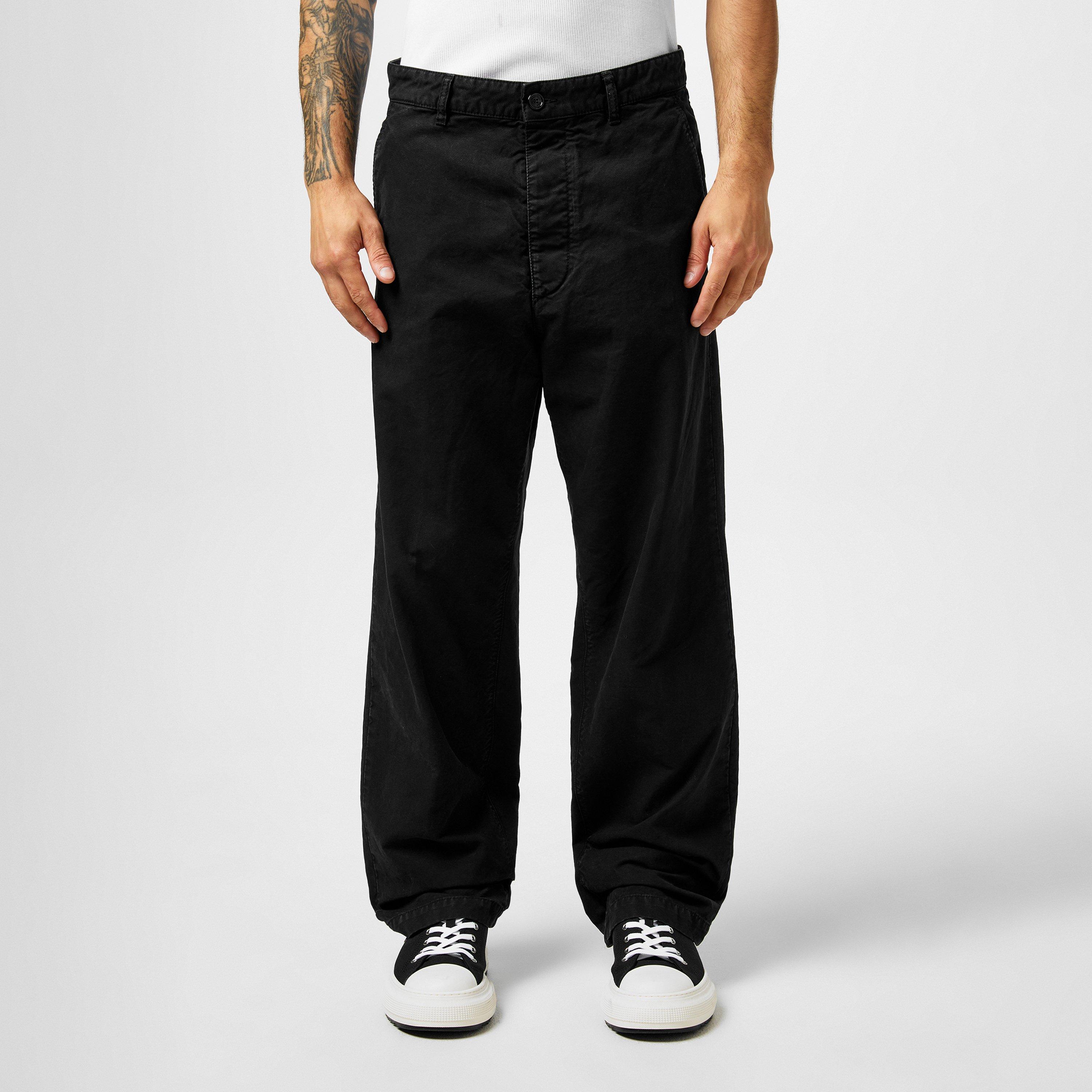 Black - DSquared2 - Loose Trousers - 3
