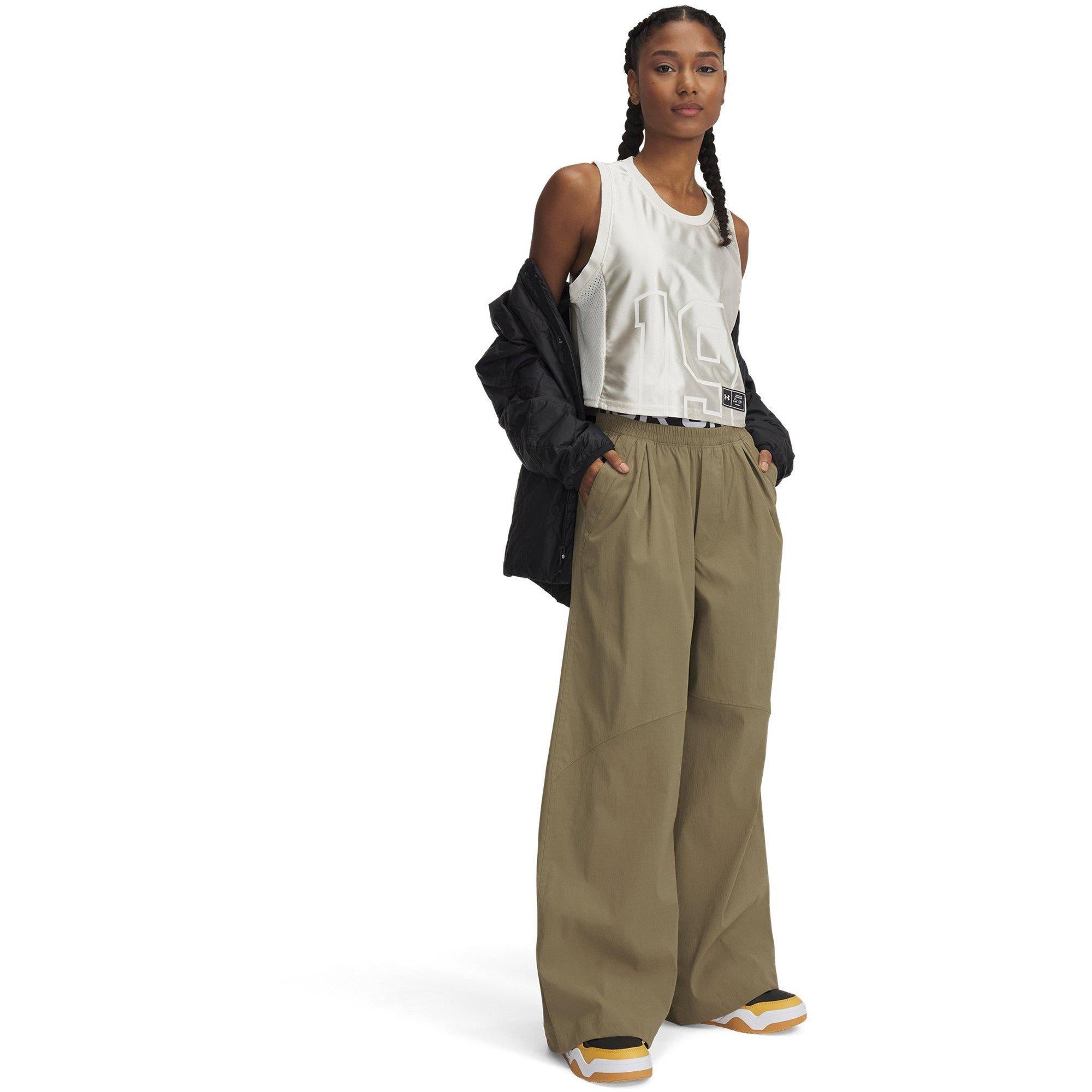 Marrone - Under Armour - Women's Open Hem Woven Joggers - 4