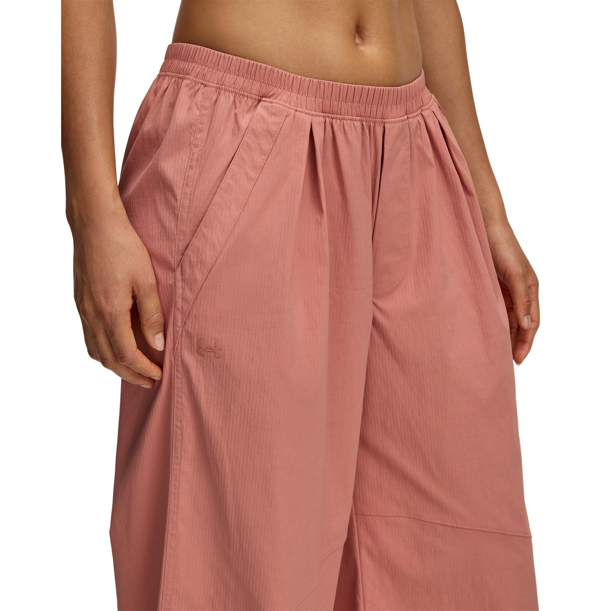 Pink - Under Armour - Women's Open Hem Woven Joggers - 3