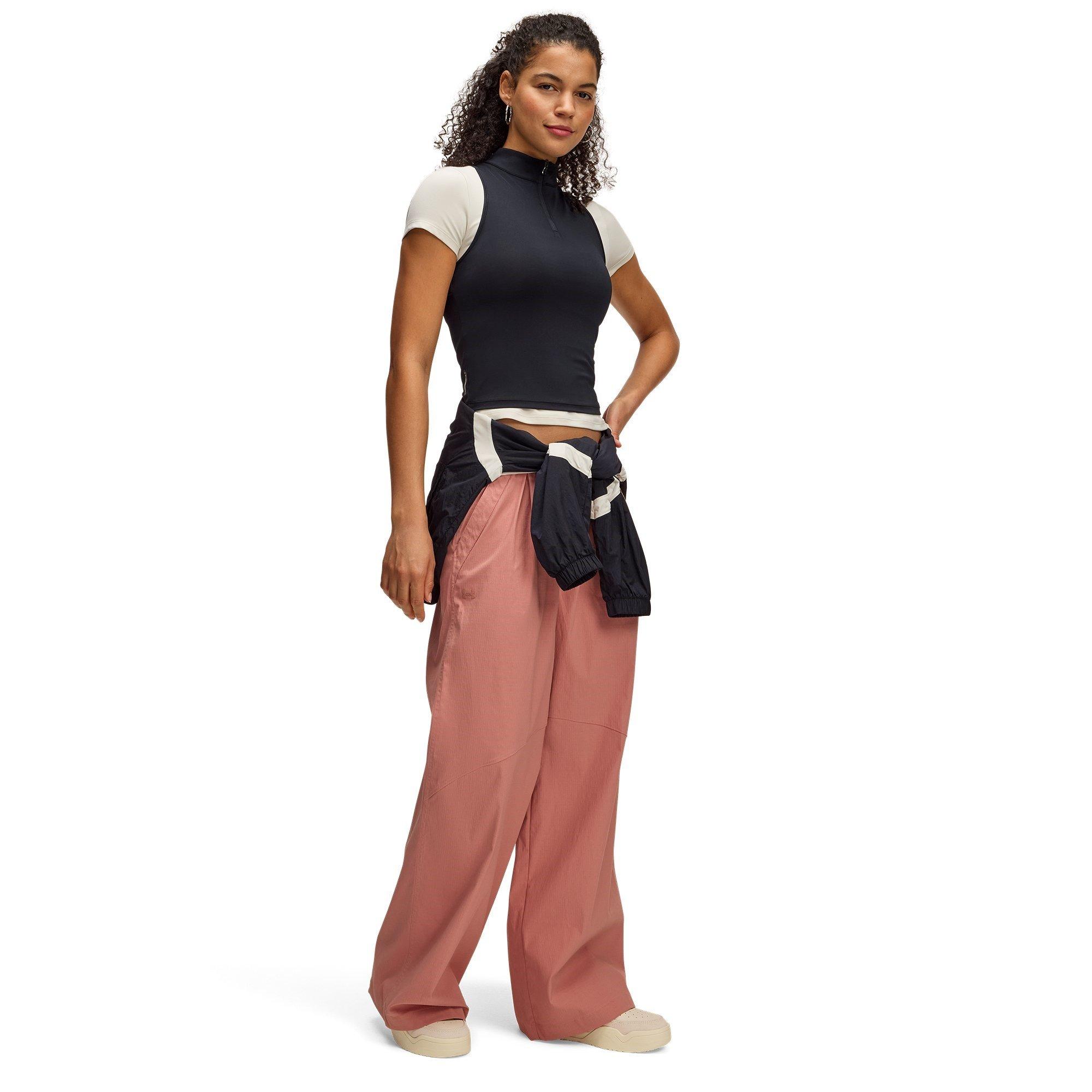 Pink - Under Armour - Women's Open Hem Woven Joggers - 4