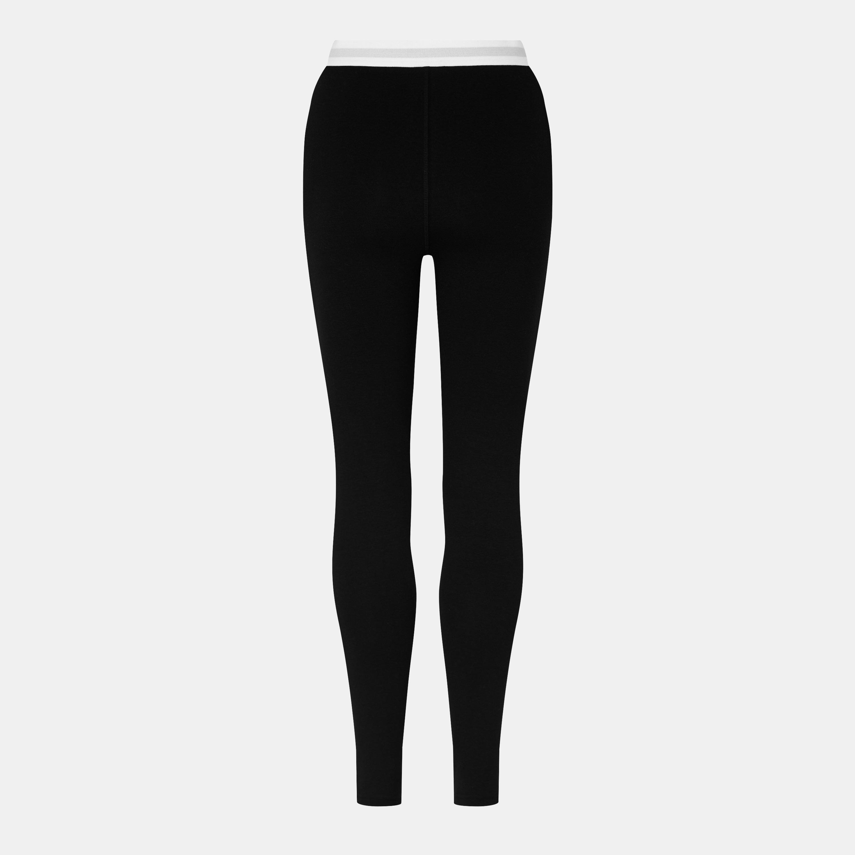 Schwarz/Weiß - Jack Wills - Logo Waistband Leggings - 2