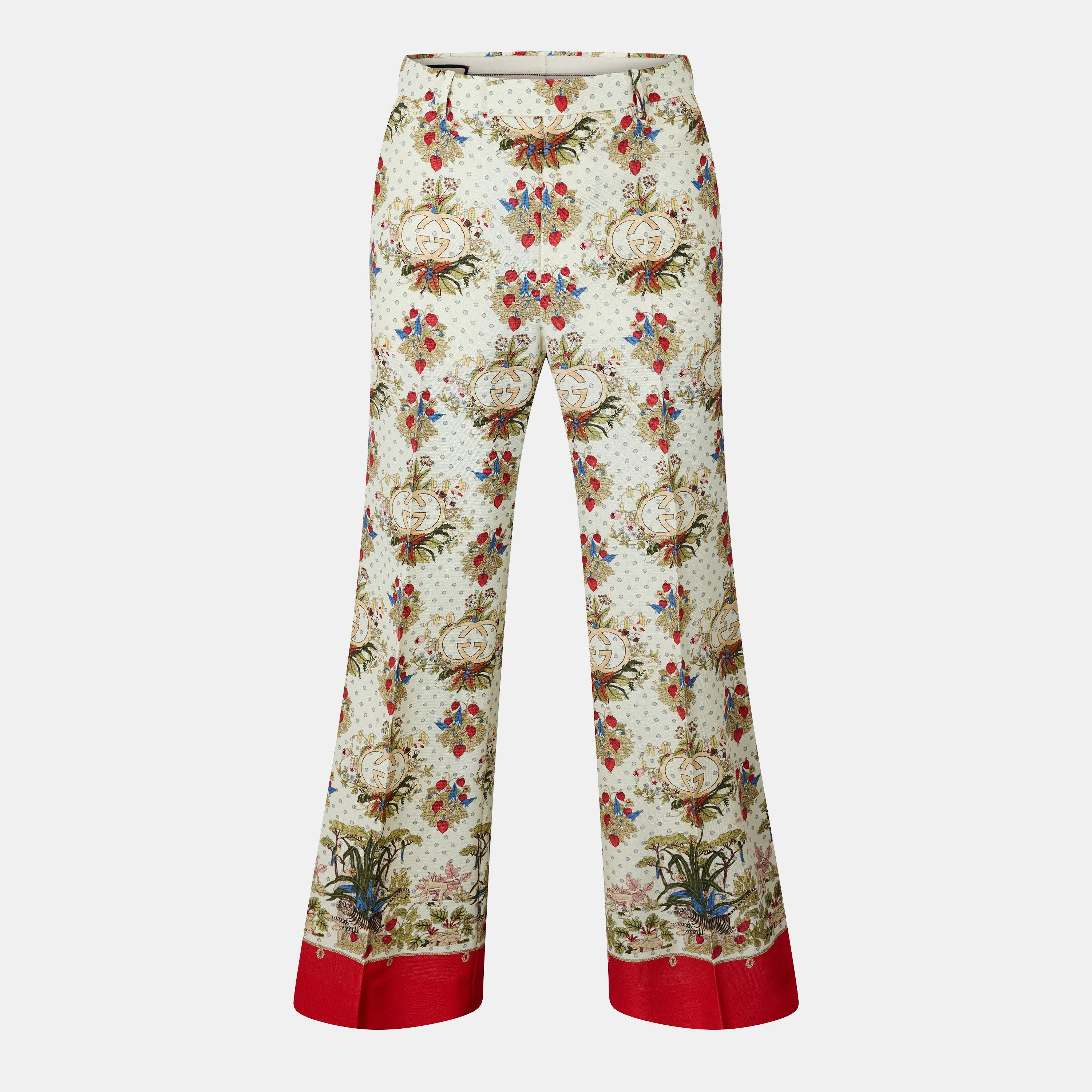 Gucci Men's Wide Leg Trousers