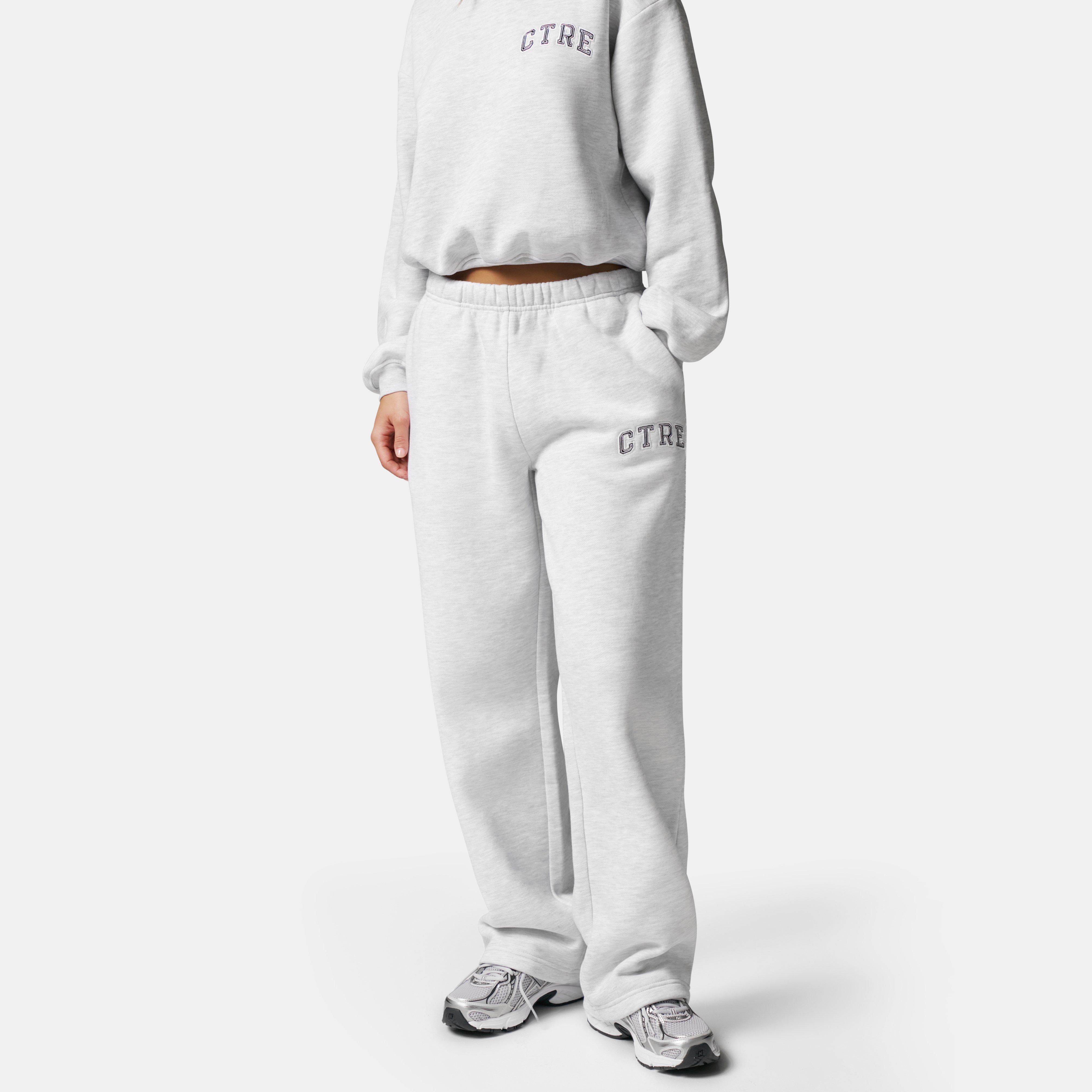 Grey - The Couture Club - Women's CTRE Straight Leg Knitted Joggers - 3