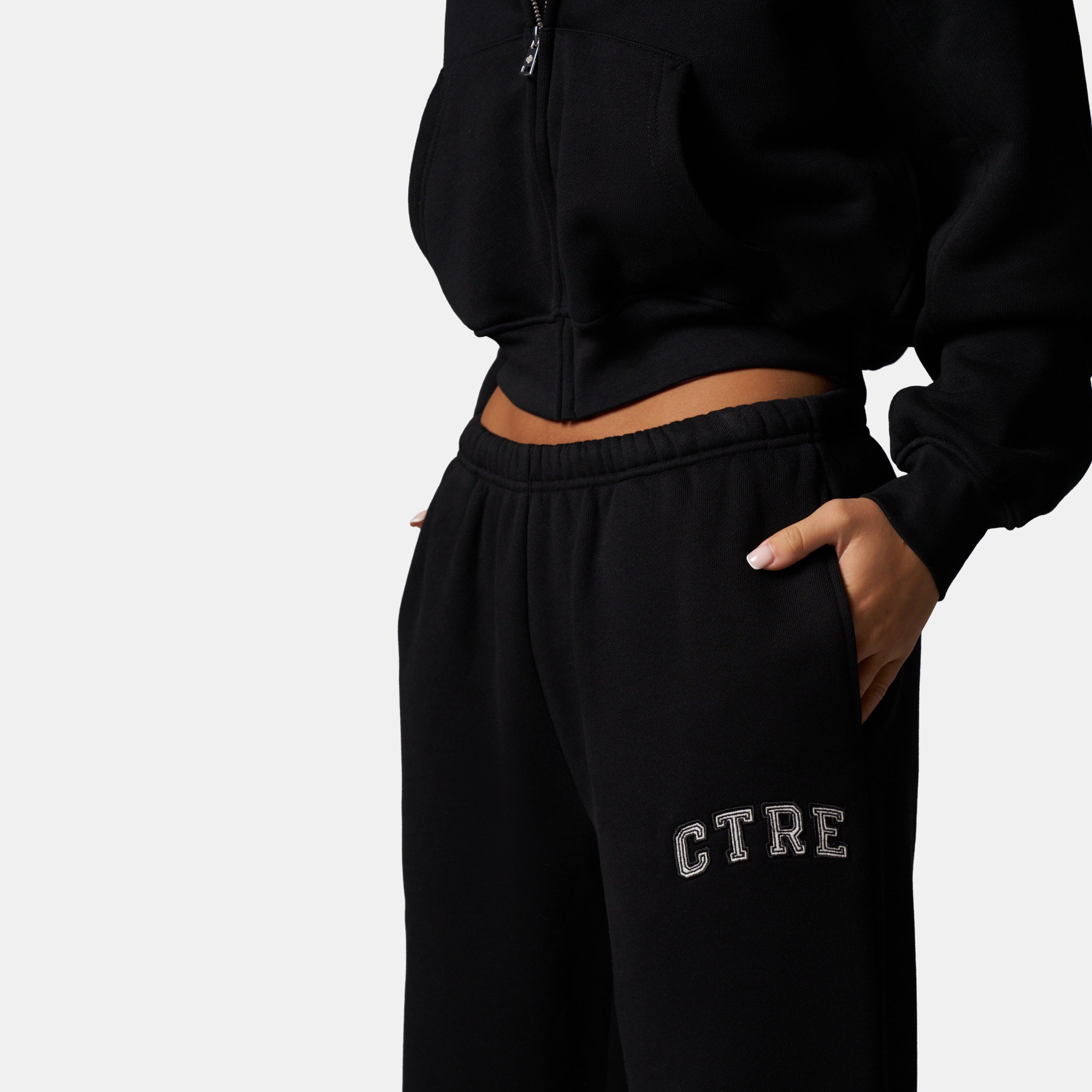 Black - The Couture Club - Womens CTRE Straight Leg Knitted Joggers - 5