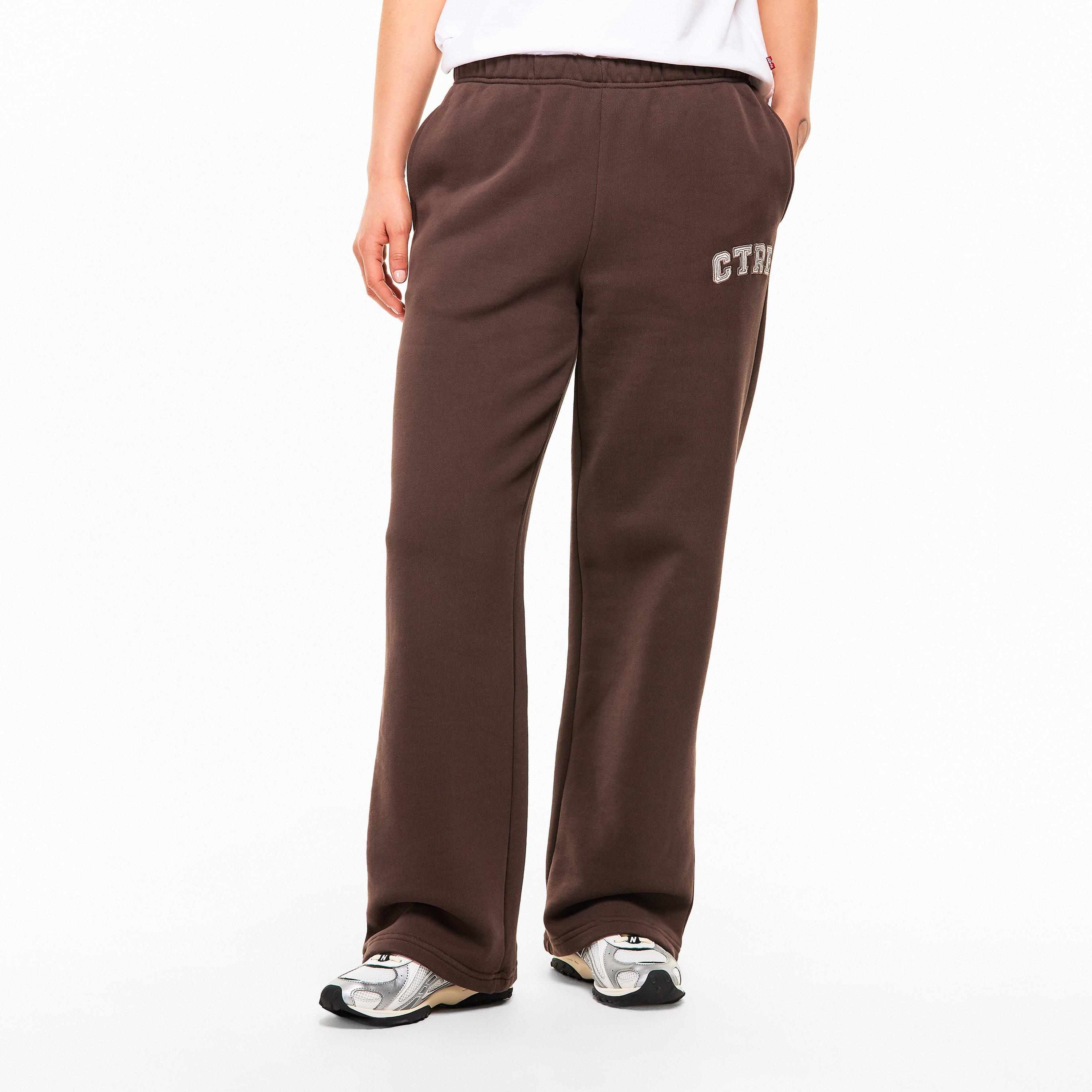 Brown - The Couture Club - Womens CTRE Straight Leg Knitted Joggers - 3