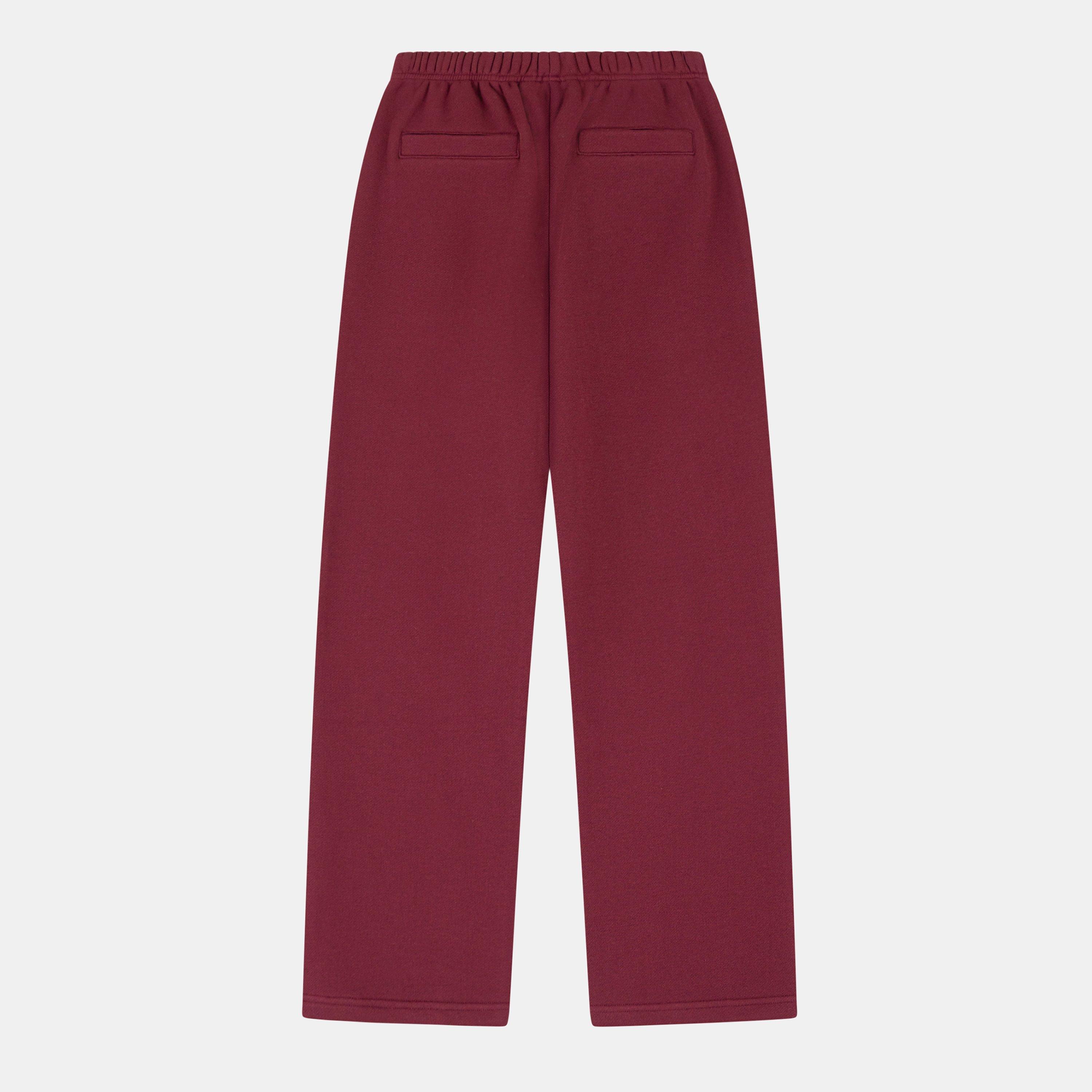 Burgundy - The Couture Club - Womens CTRE Straight Leg Knitted Joggers - 2