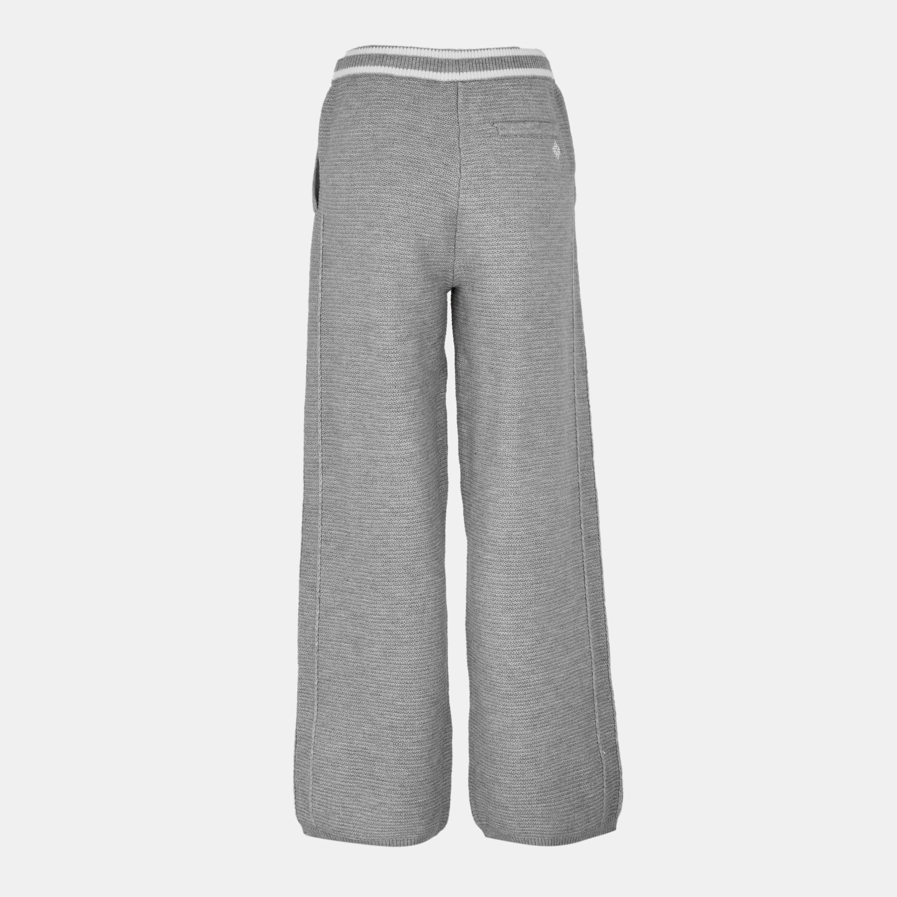 Grey - The Couture Club - Women's Emblem Jog Knitted Trousers - 2