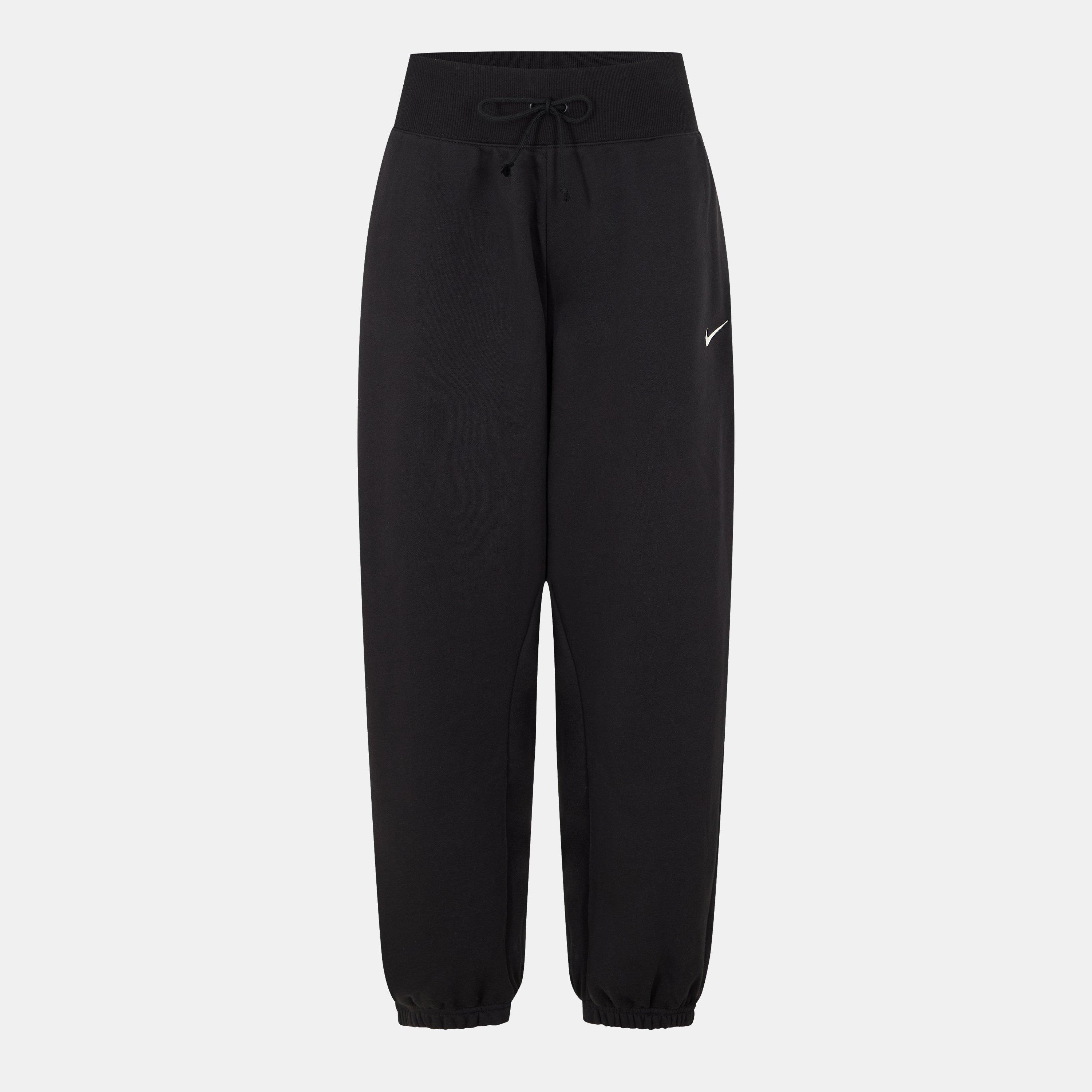 Nike Women's Closed Hem Fleece Joggers - Black/Sail - 18 (2XL)