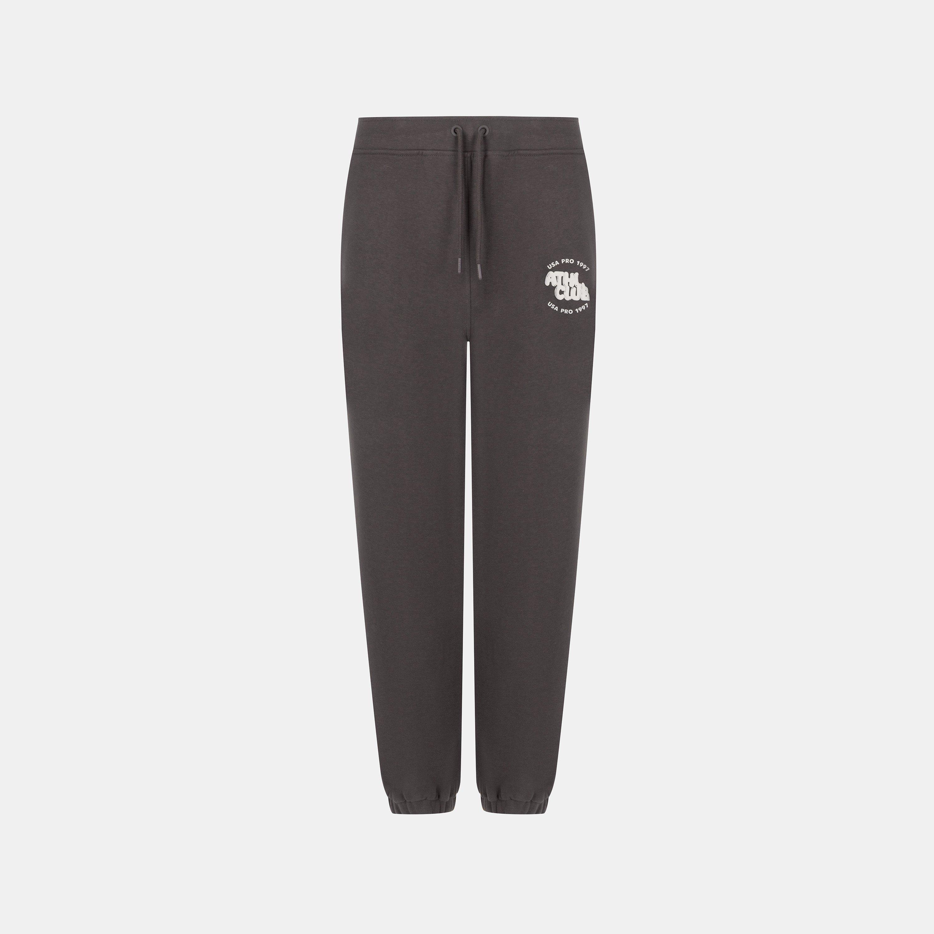 Womens Graphic Closed Hem Fleece Joggers