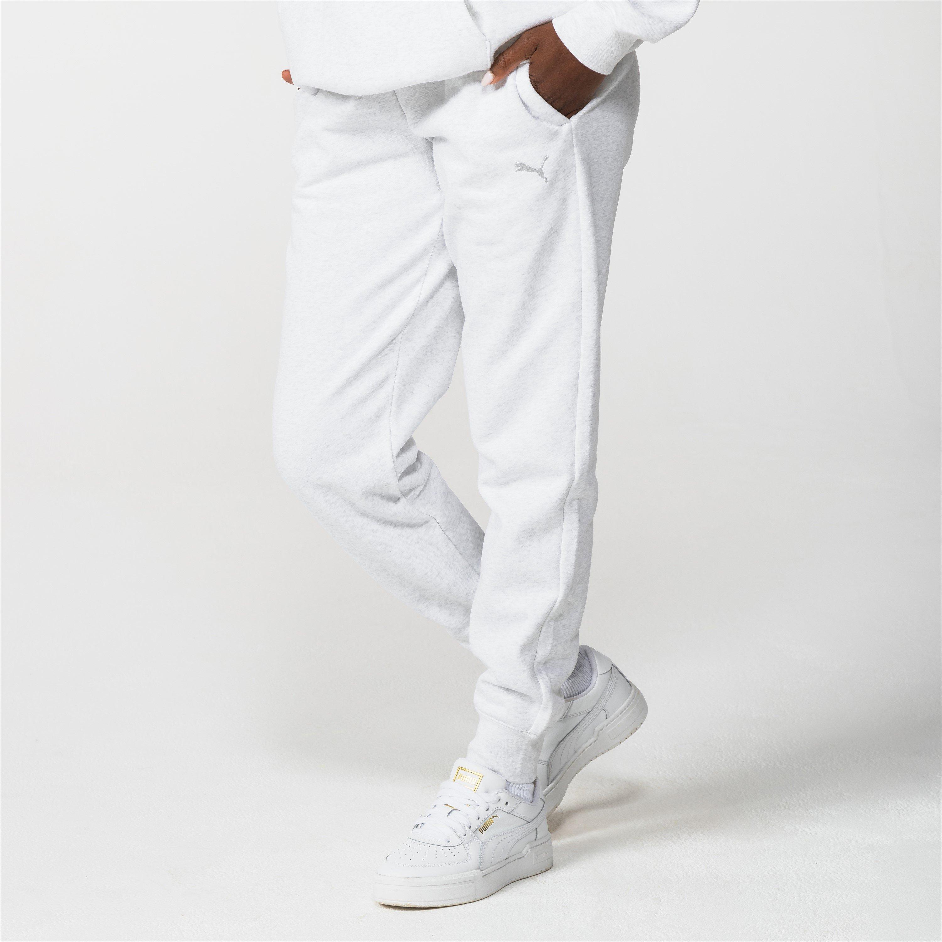 Puma Women's Essential Jogging Bottoms - Ice Grey Marl - 14 (L)