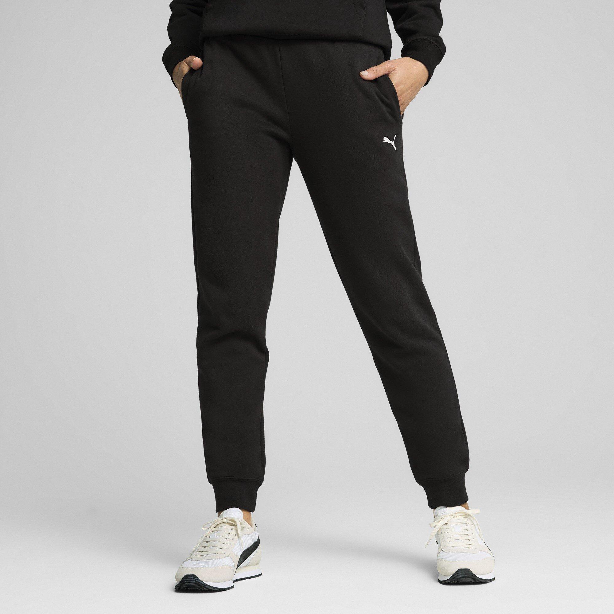 Preto - Puma - Essential Jogging Bottoms Womens - 2