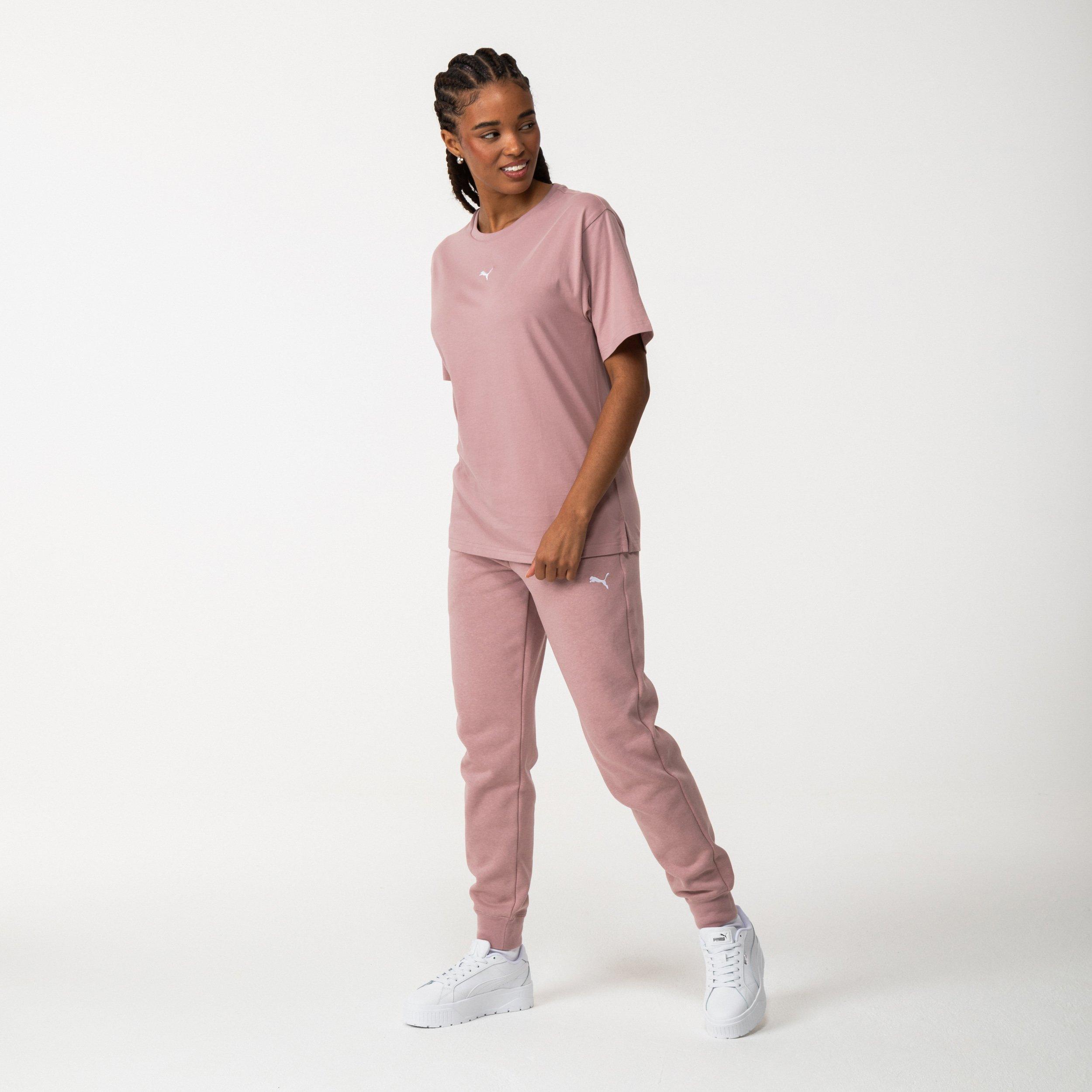 Puma Women's Essential Jogging Bottoms - Mauve - 8 (XS)