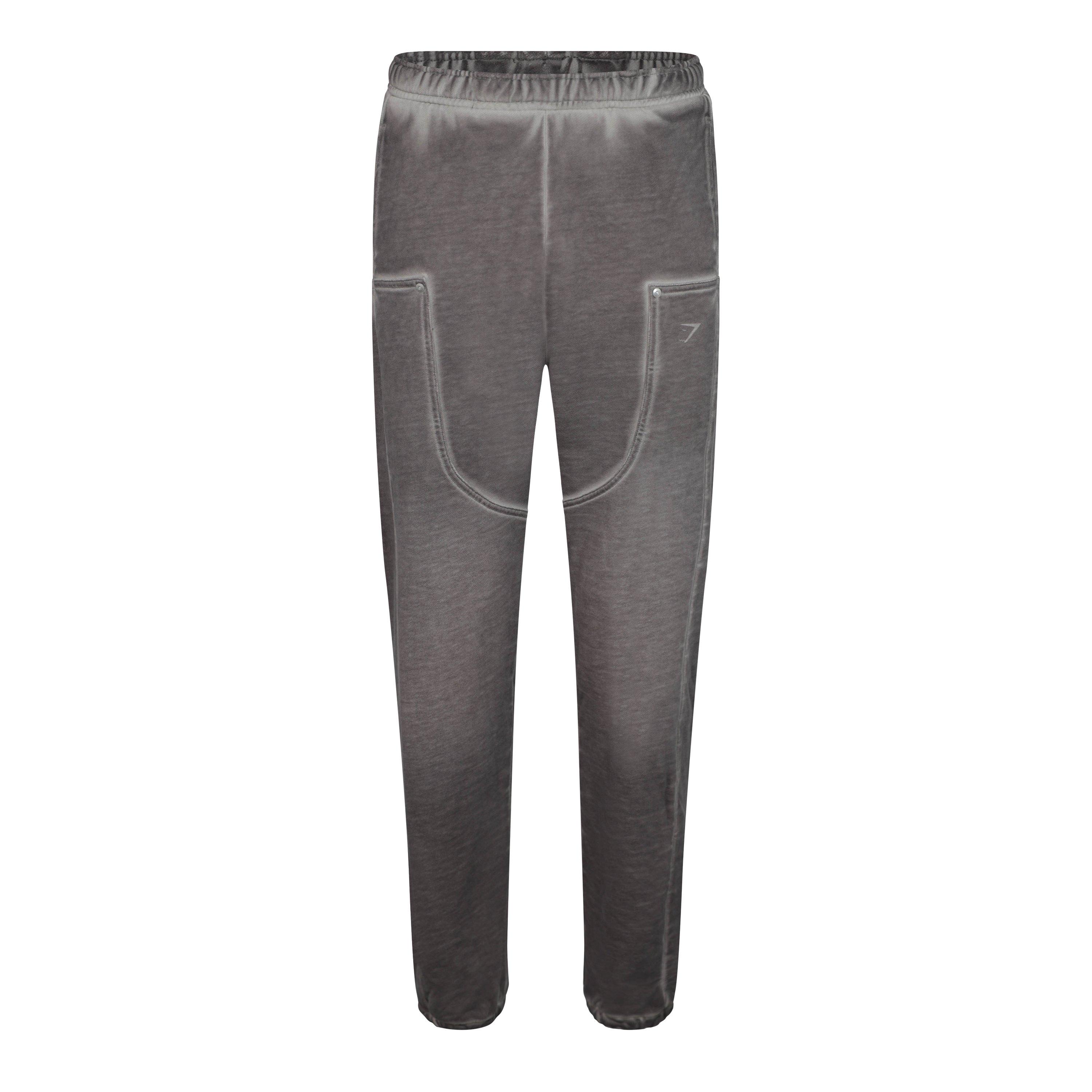 Gs Grigio Metallico - Gymshark - Women's Heavyweight Washed Fleece Joggers - 1
