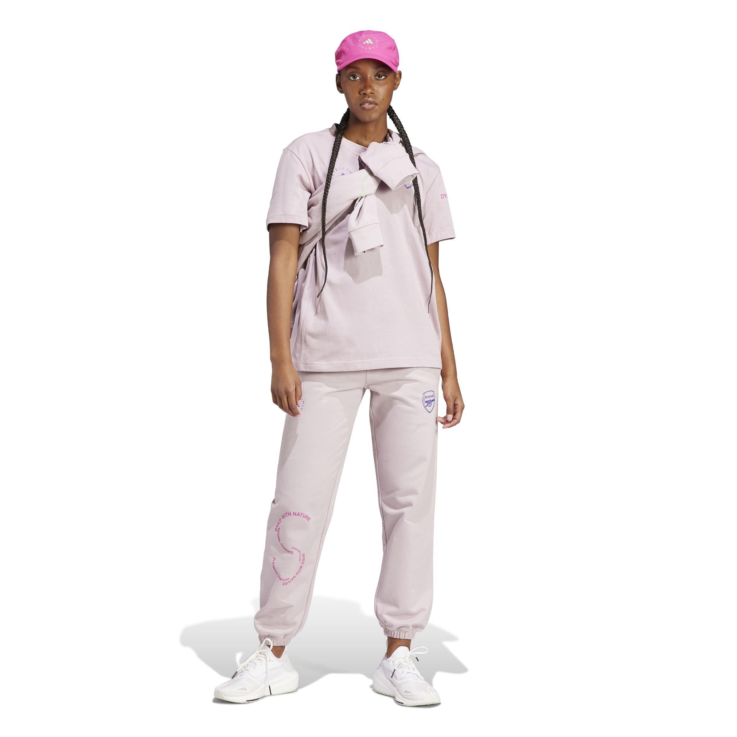 F Mauve - adidas - Closed Hem Fleece Joggers - 4