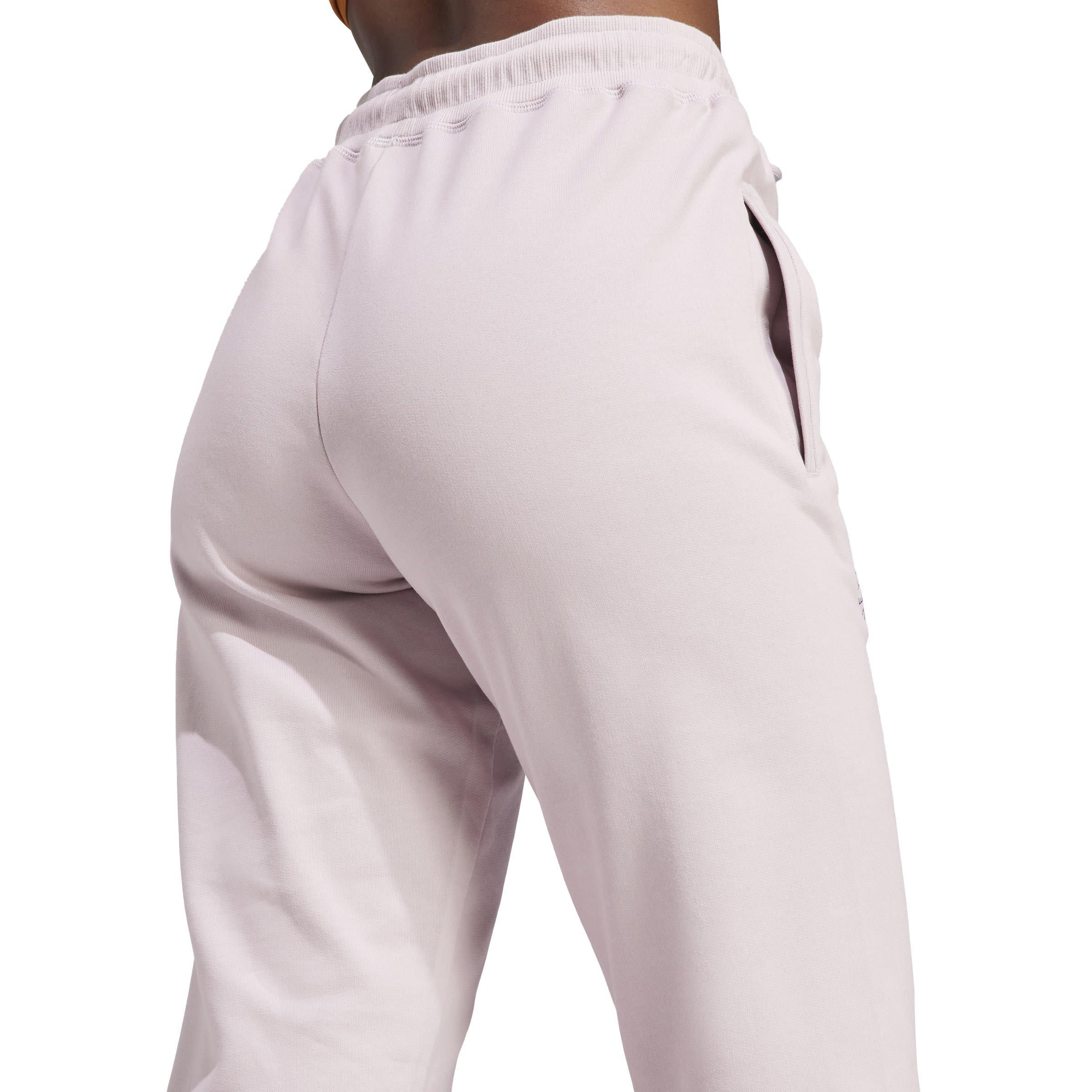 F Mauve - adidas - Closed Hem Fleece Joggers - 5
