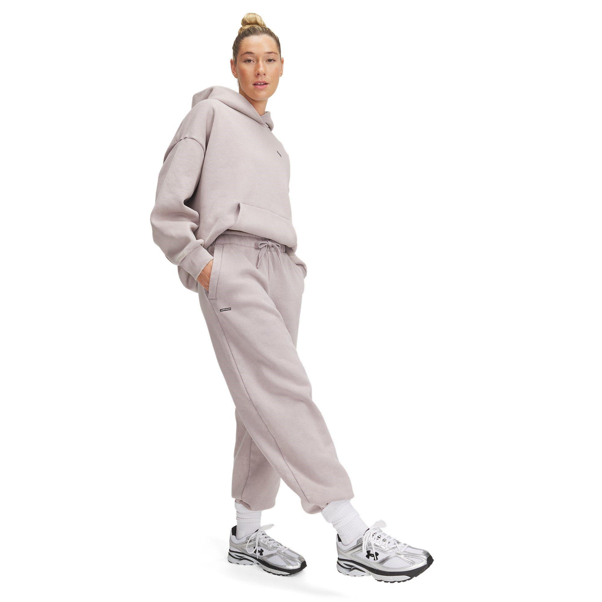 Grijs - Under Armour - Women's Icon Closed Hem Fleece Joggers - 4