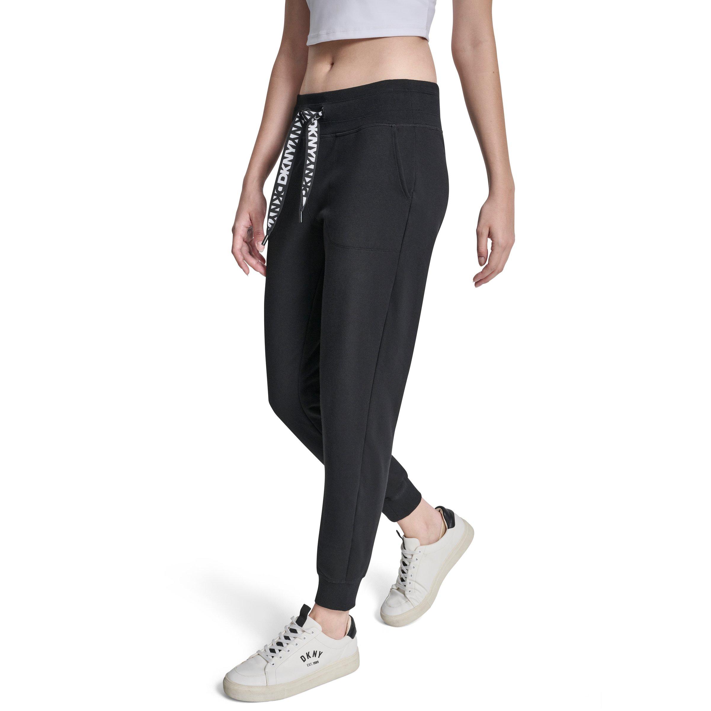 Black - DKNY - DKNY Tape Logo Jog Ld00 - 2