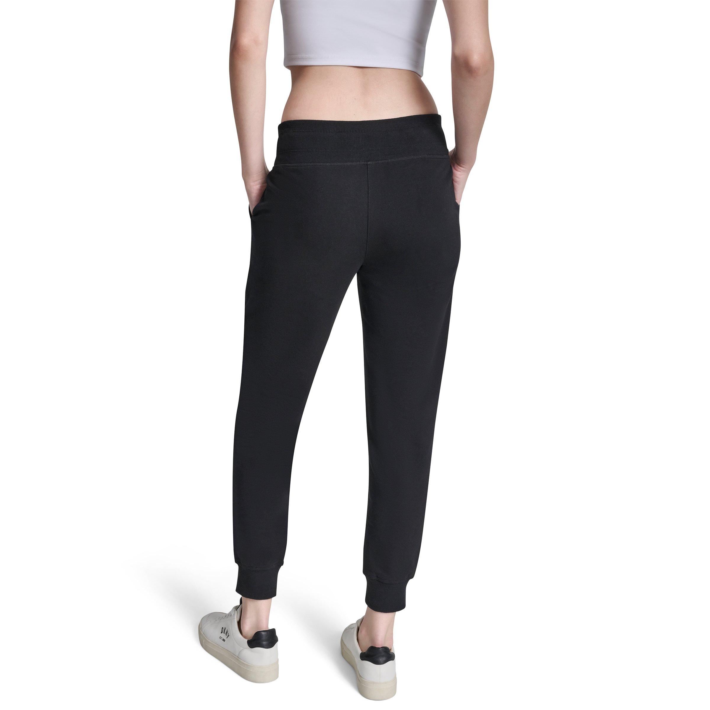 Black - DKNY - DKNY Tape Logo Jog Ld00 - 3