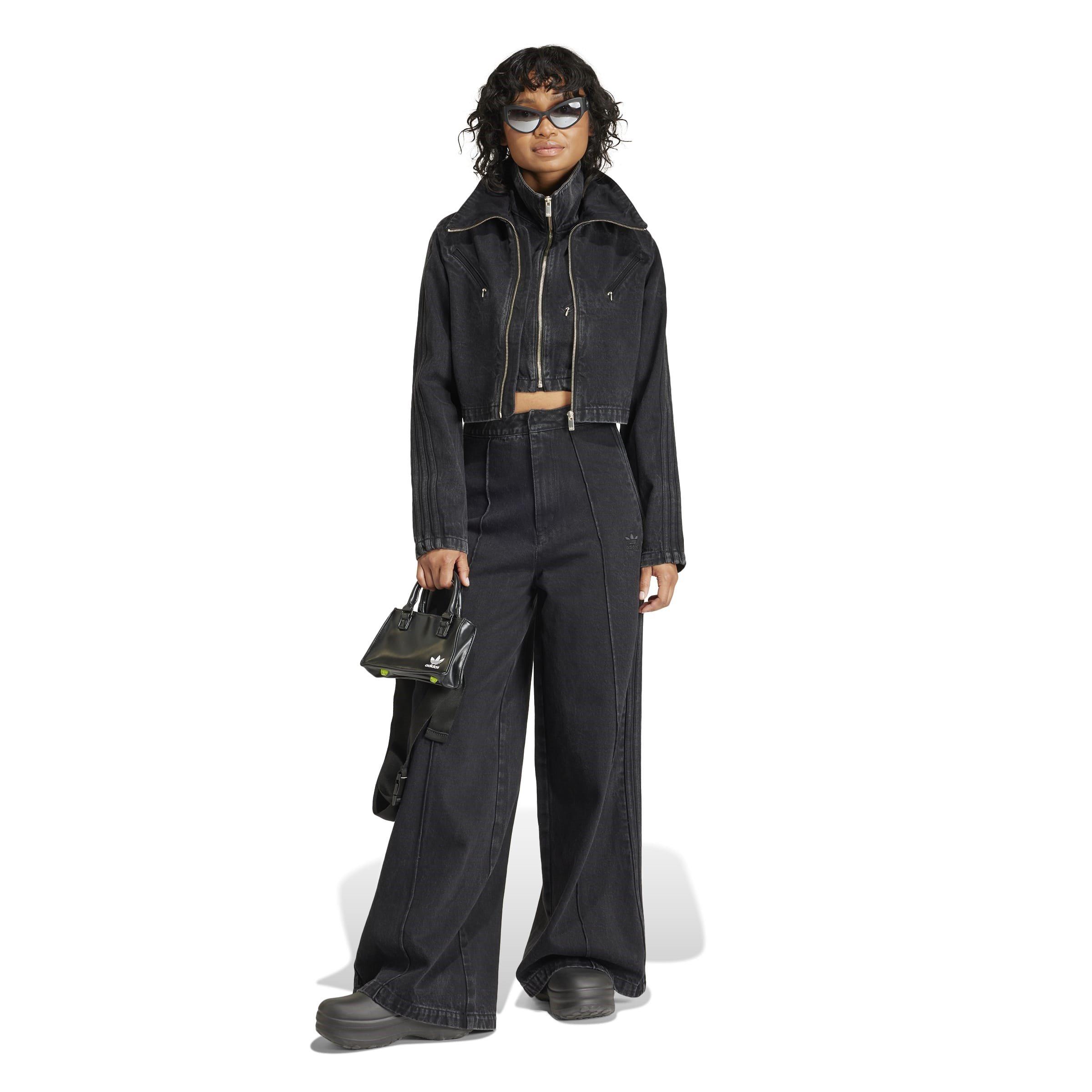 Black - adidas Originals - Women's Montreal Closed Hem Fleece Joggers - 4