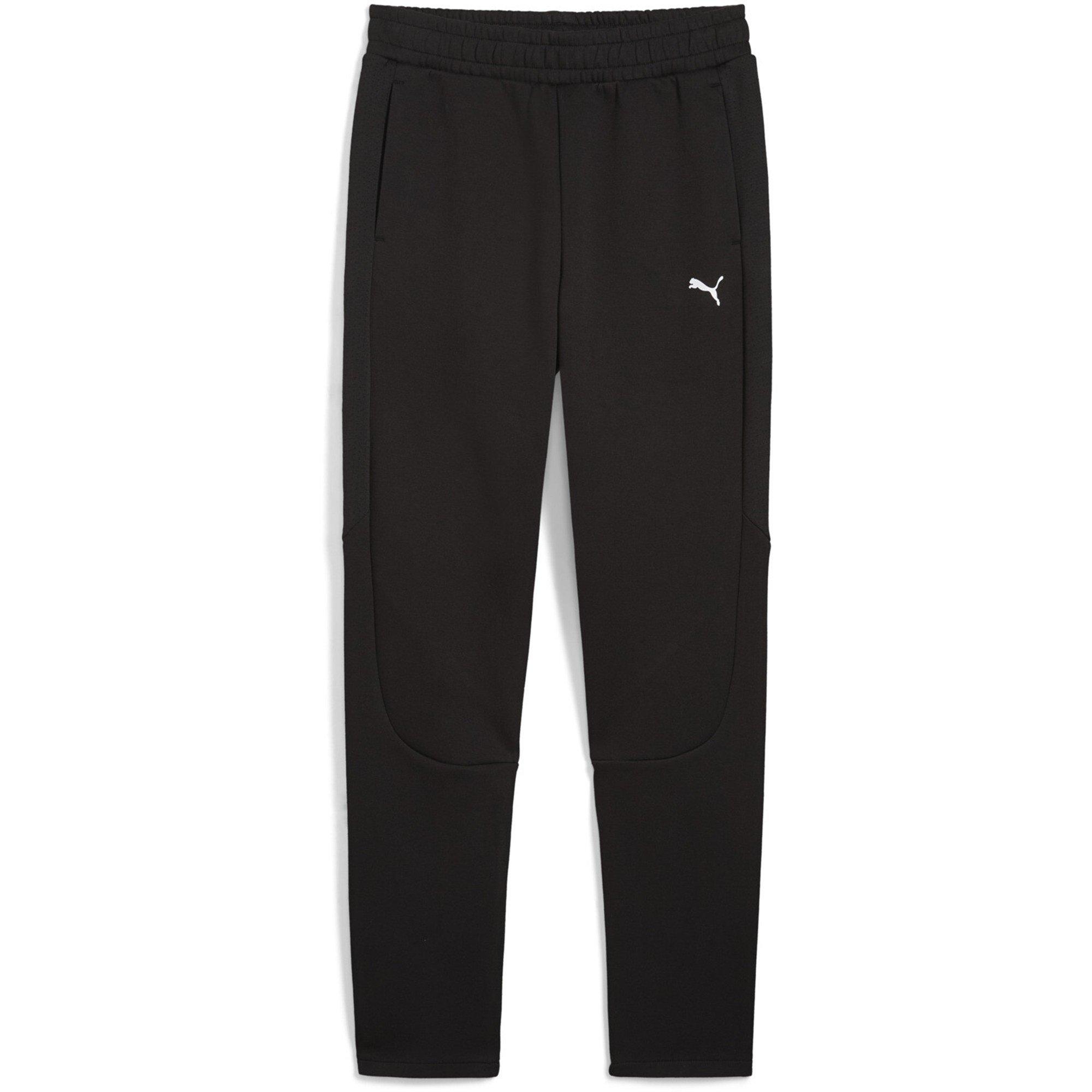 Puma Black - Puma - Women's Evostripe Closed Hem Fleece Jogging Bottoms - 1