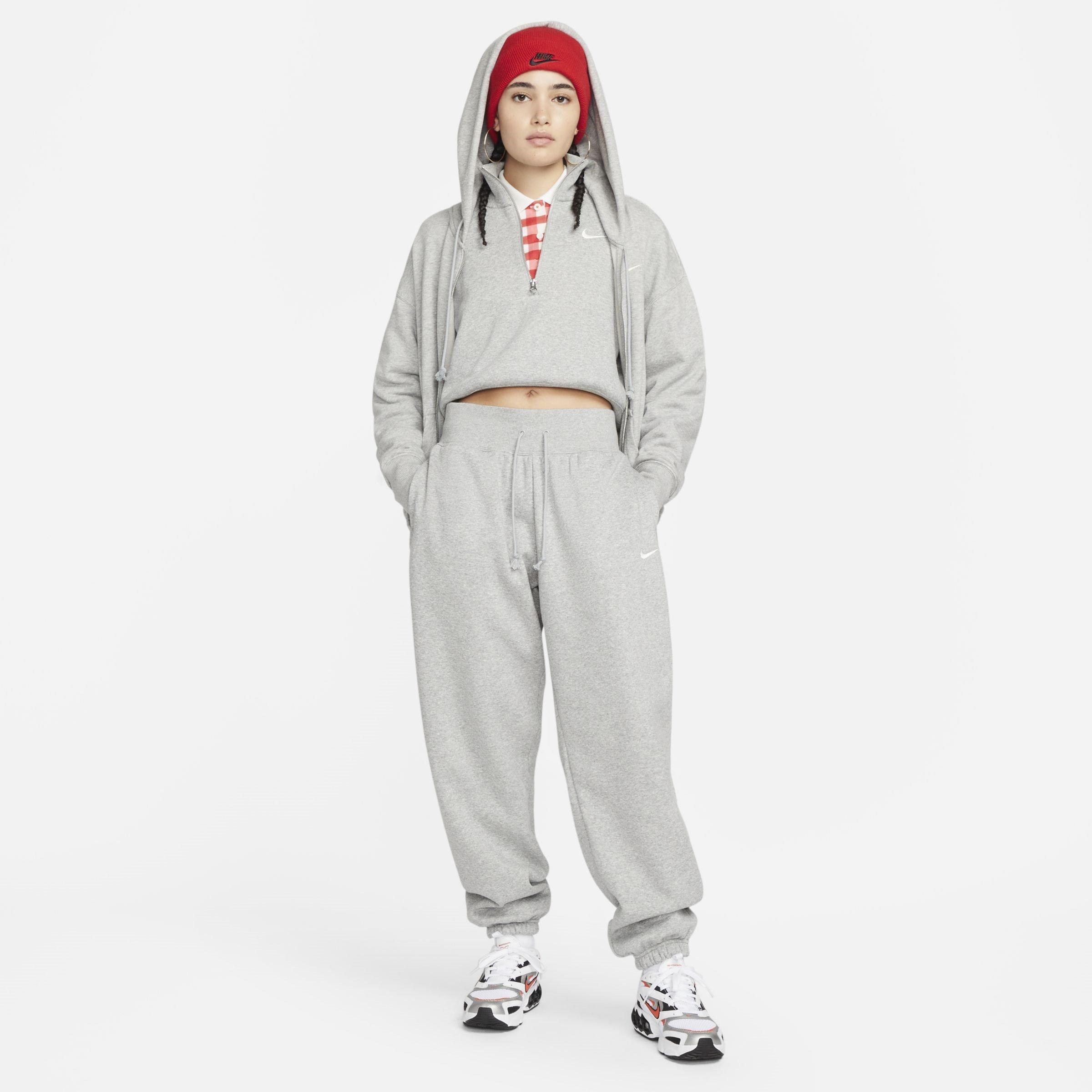 Grey Heather - Nike - Phoenix Fleece Joggers Womens - 7