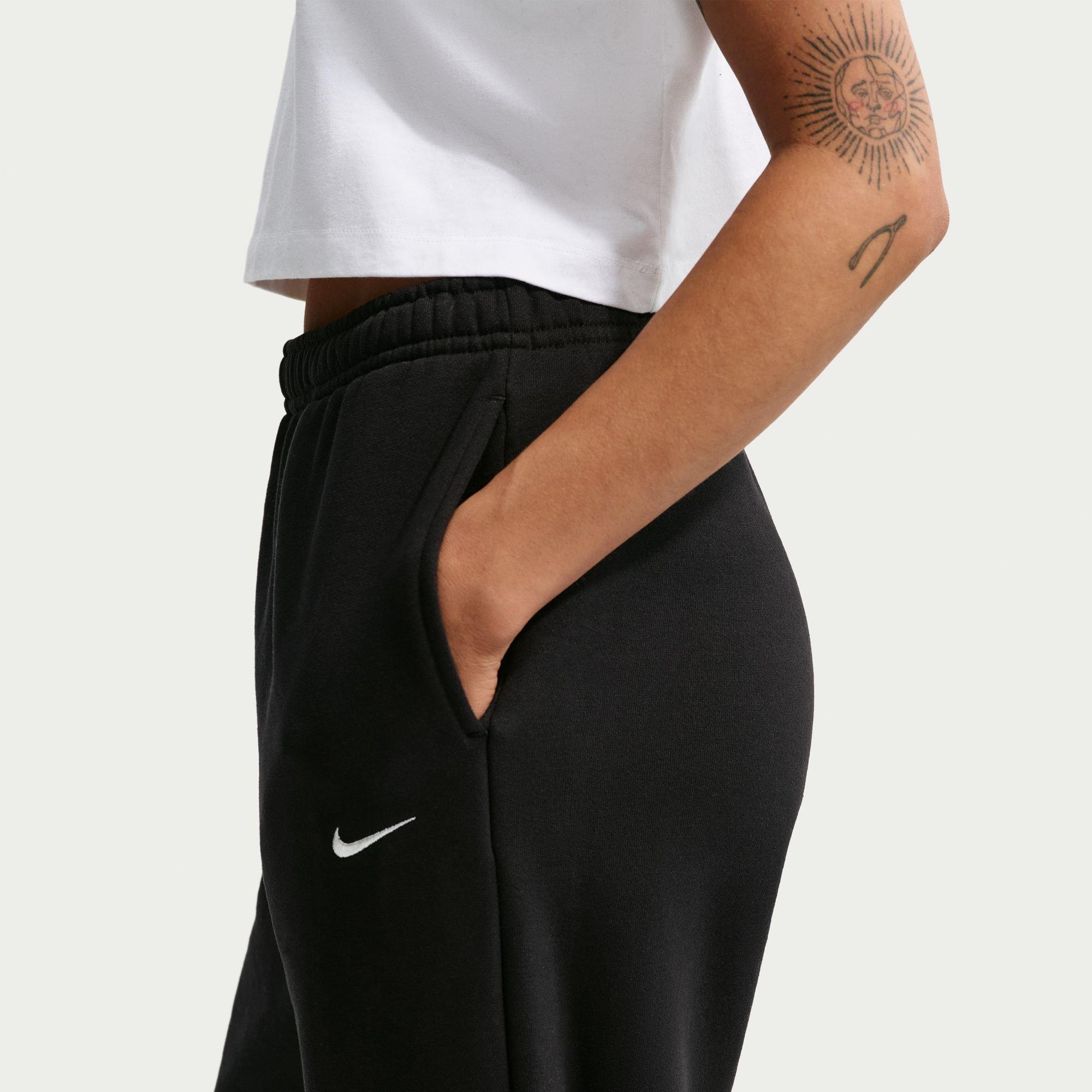 Black - Nike - Phoenix Fleece Joggers Womens - 3