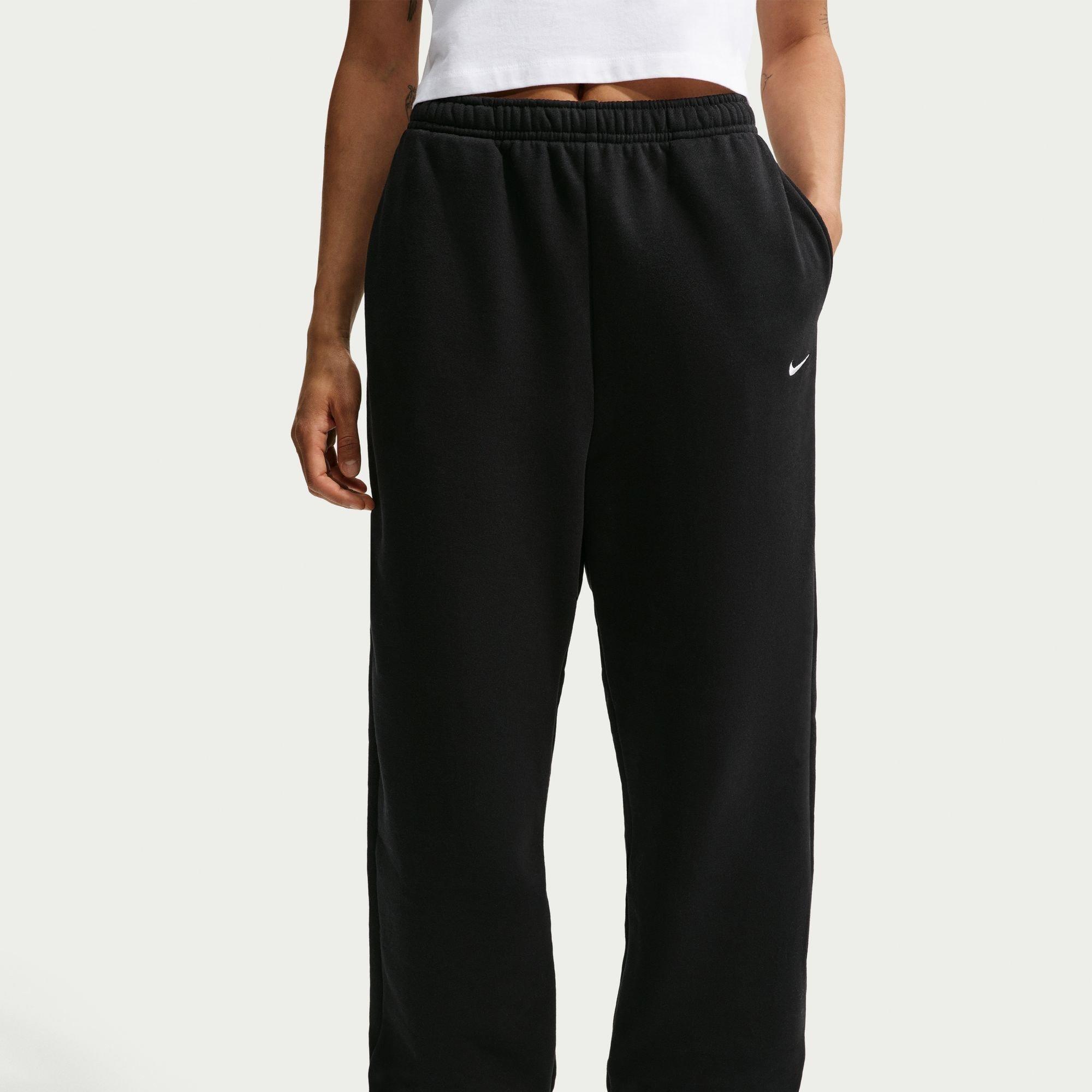 Black - Nike - Phoenix Fleece Joggers Womens - 4