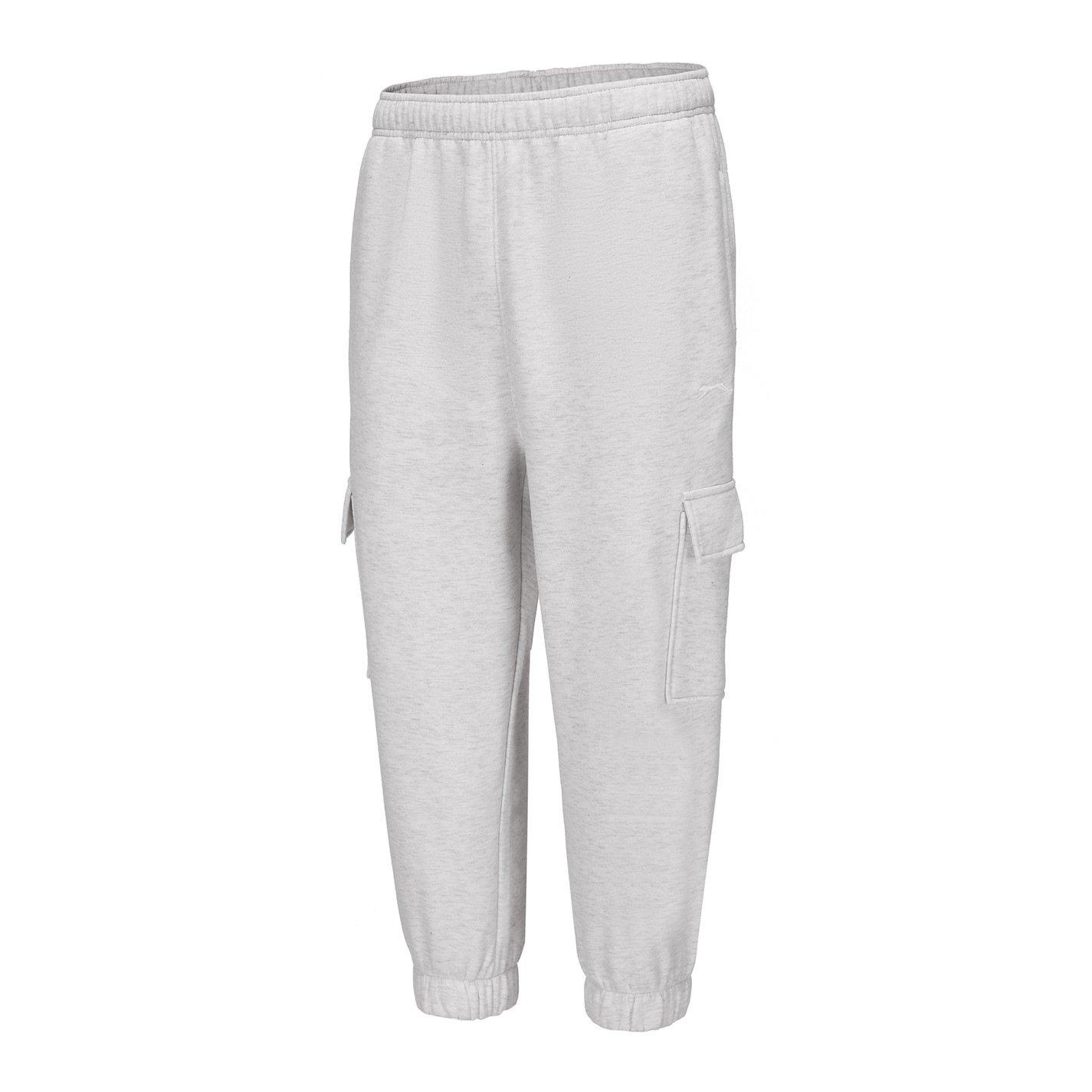 Grey Marl - Slazenger - Fleece three quarter Cargo Pant Womens - 3