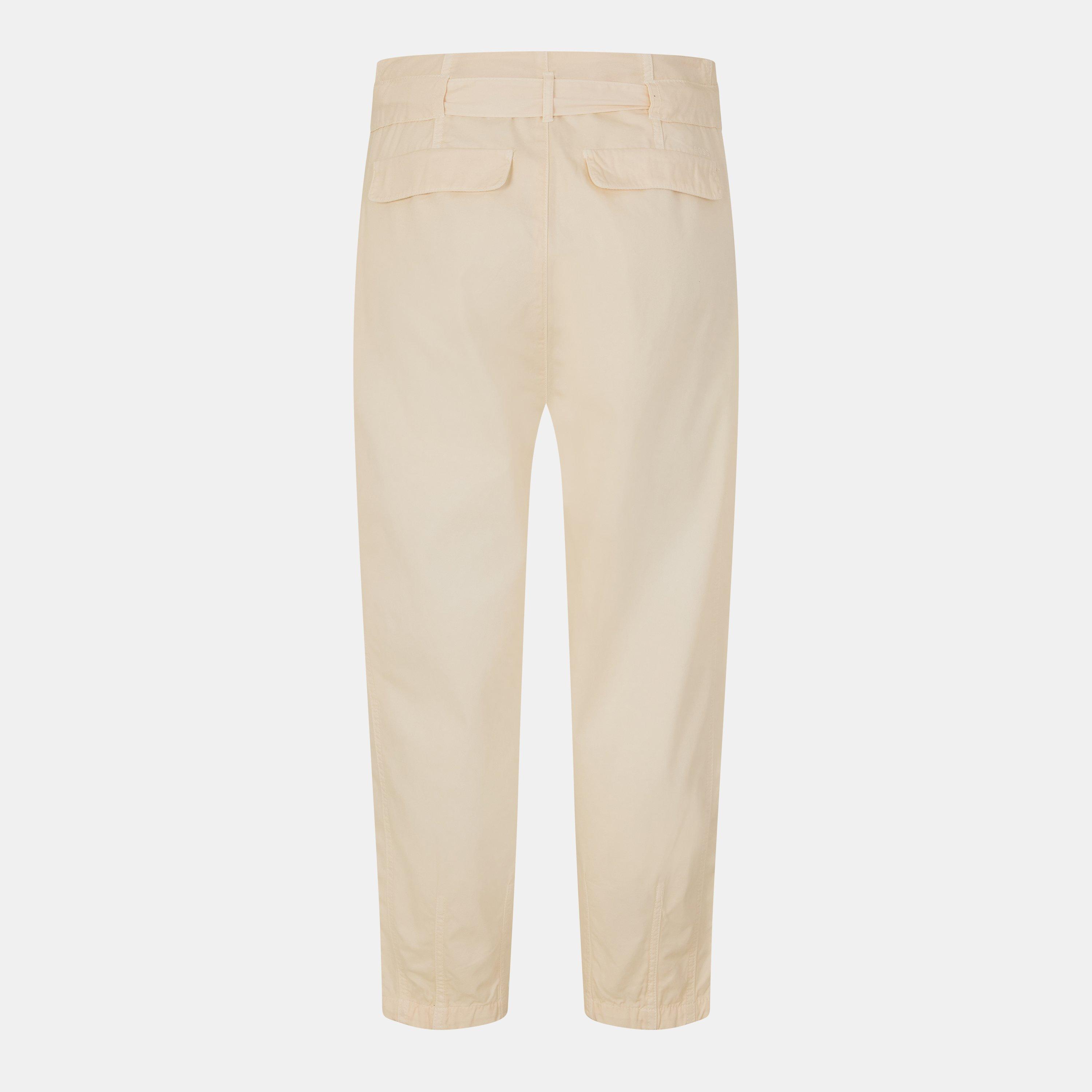 Open Beige - Boss - Women's C Tapitad Wide Leg Trousers - 2