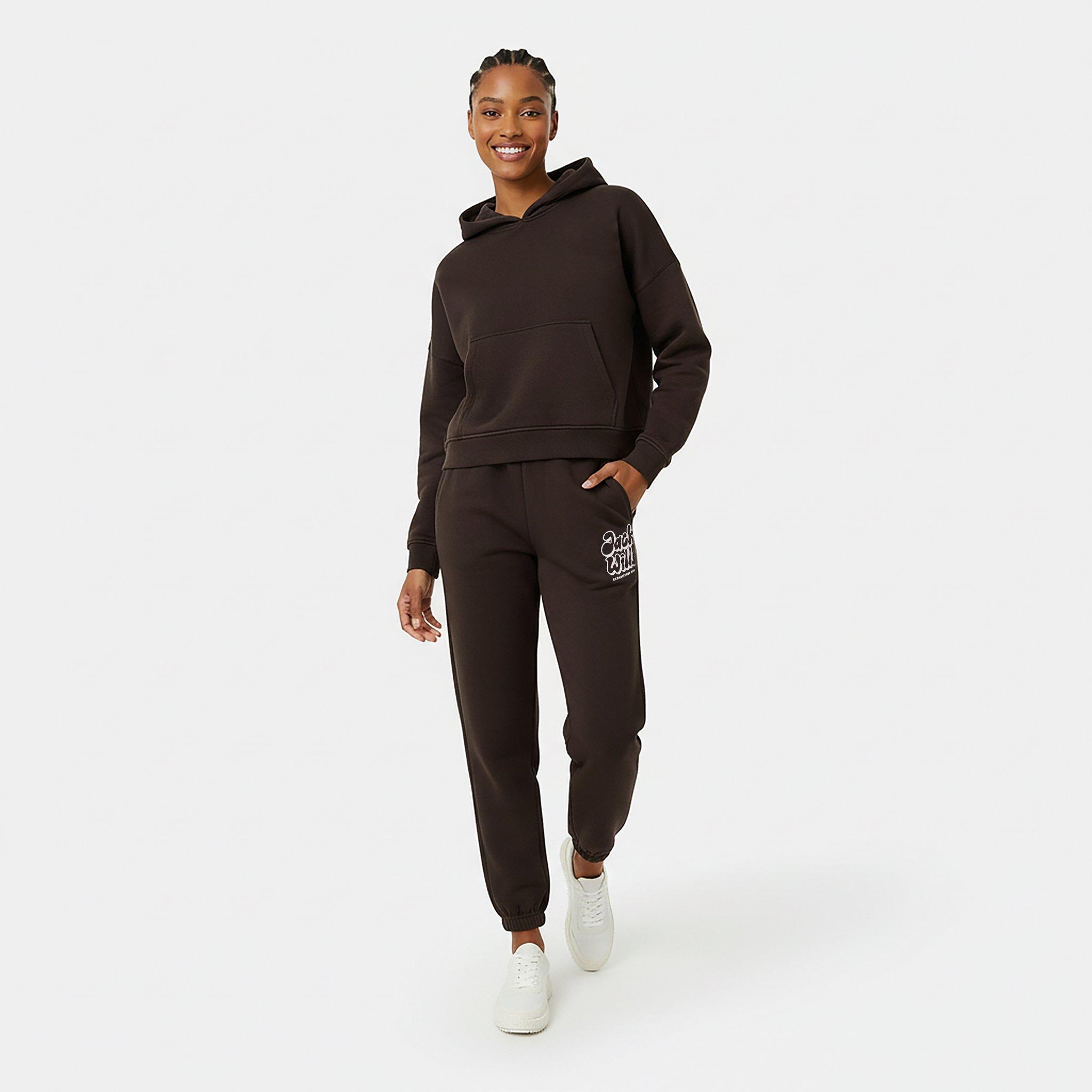 Chocolat - Jack Wills - Women's Closed Hem Fleece Joggers - 5
