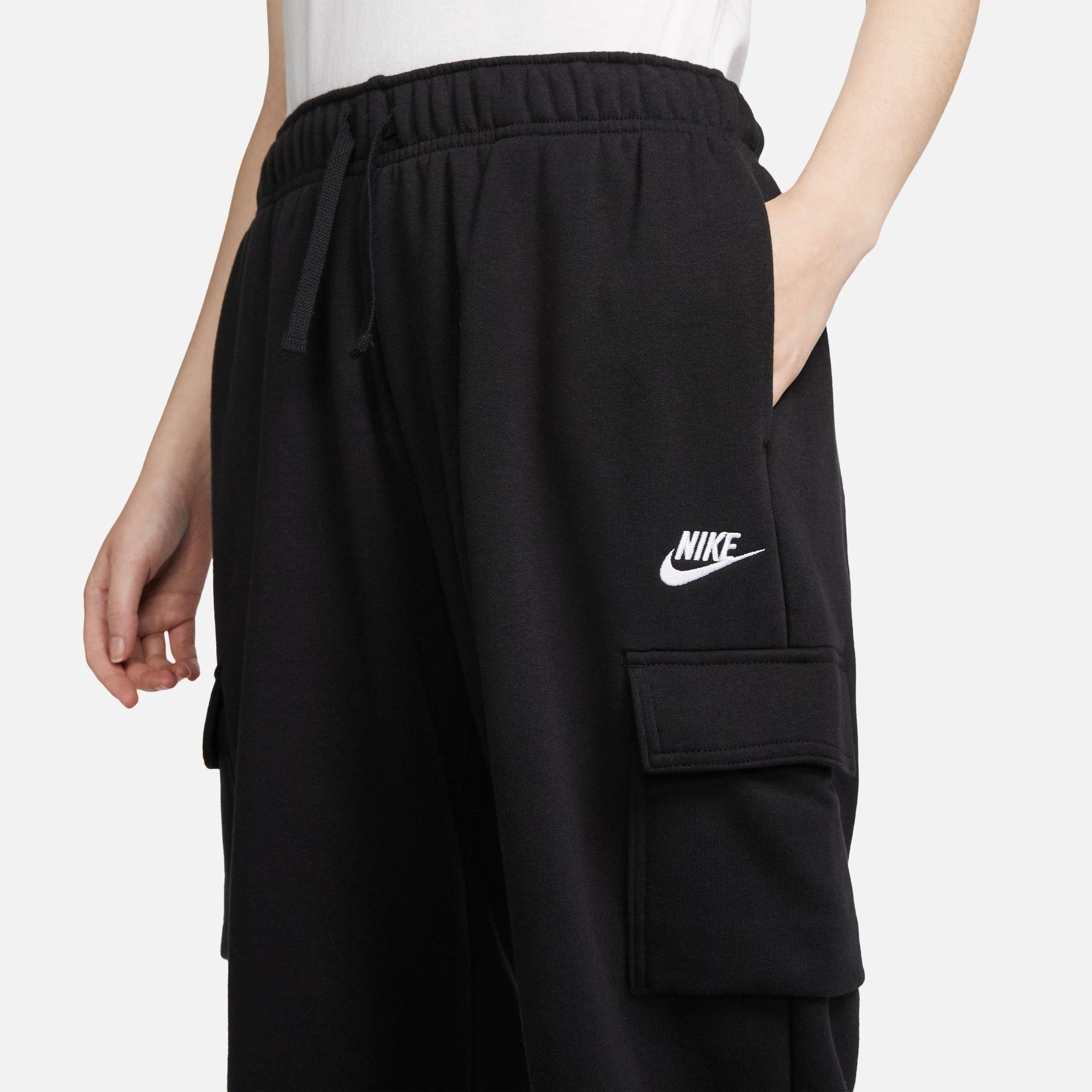 Noir - Nike - Sportswear Essentials Mid-Rise Cargo Pants Ladies - 5